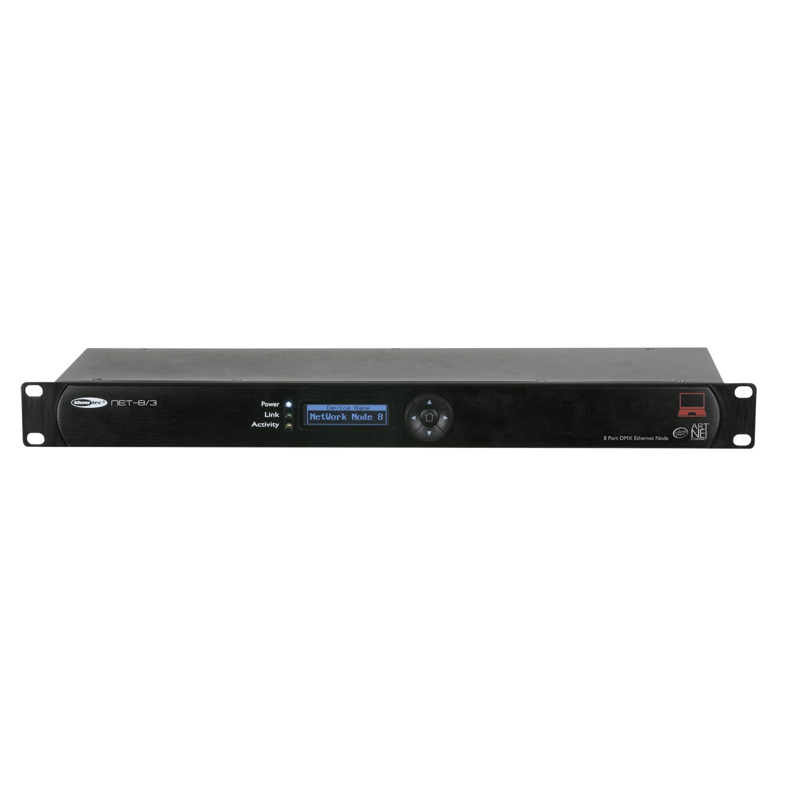 Nodo Art-Net 8 universi DMX 3-pin XLR - Showtec 50809