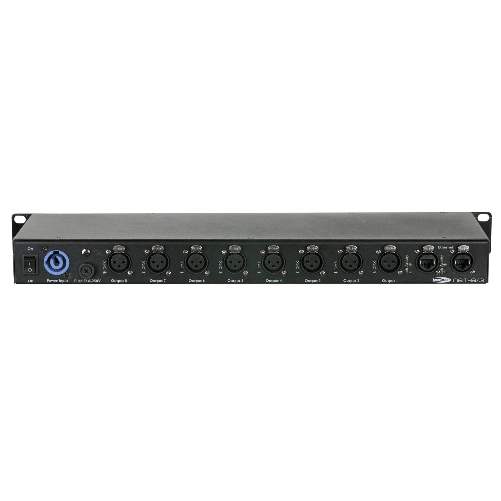 Nodo Art-Net 8 universi DMX 3-pin XLR - Showtec 50809