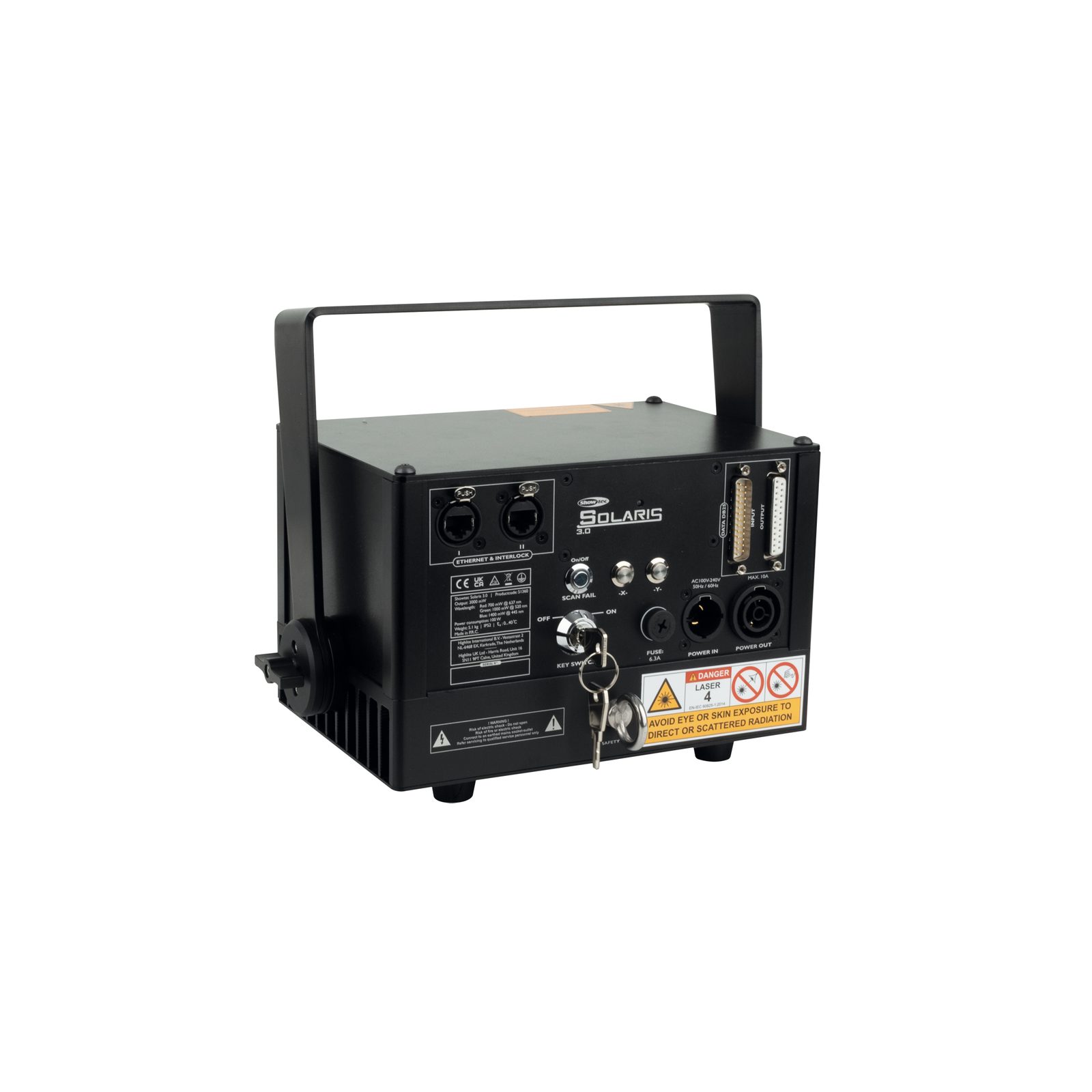 Proiettore laser RGB 3000mW ILDA - Showtec 51360
