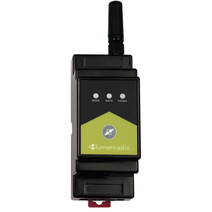 Trasmettitore DMX/RDM CRMX su guida DIN singolo universo Bluetooth - Lumenradio 51511