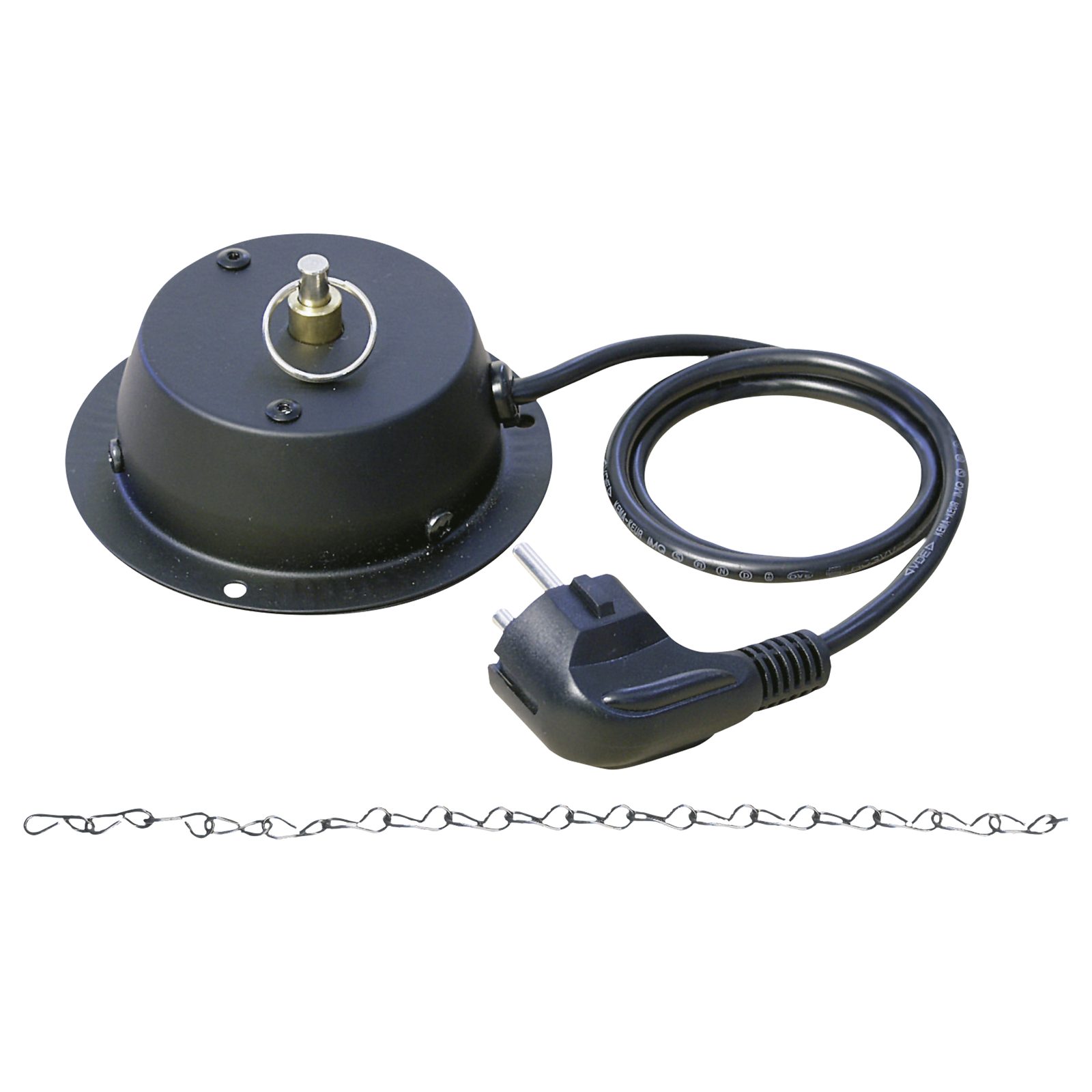 Motorino per mirror ball fino a 30 cm, carico max 3 kg, 3 rpm - Showgear 604083