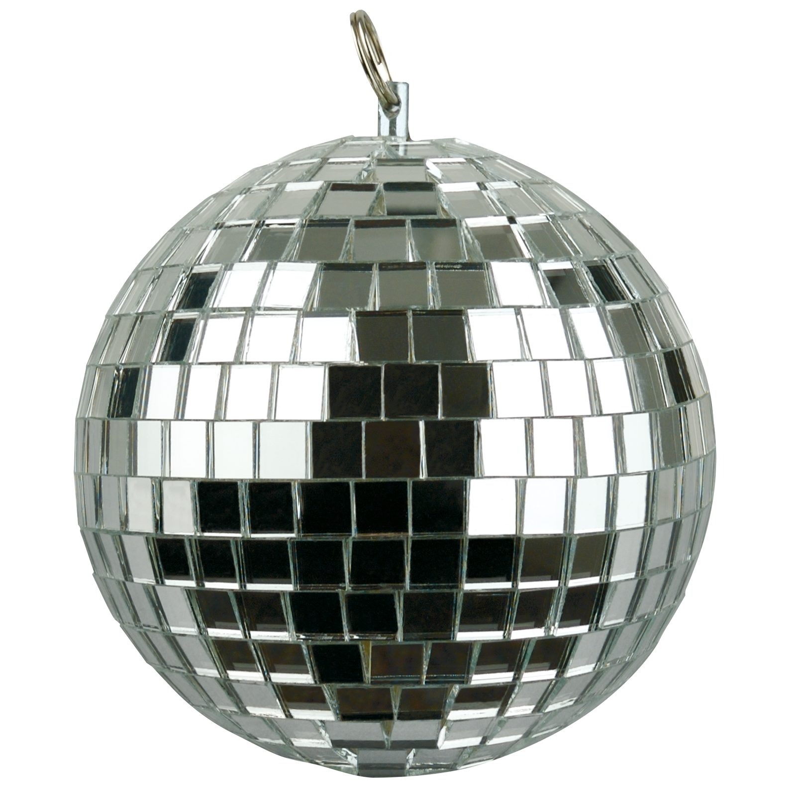 Mirror ball 10 cm con specchi 8x8 mm, senza motore - Showgear 60413
