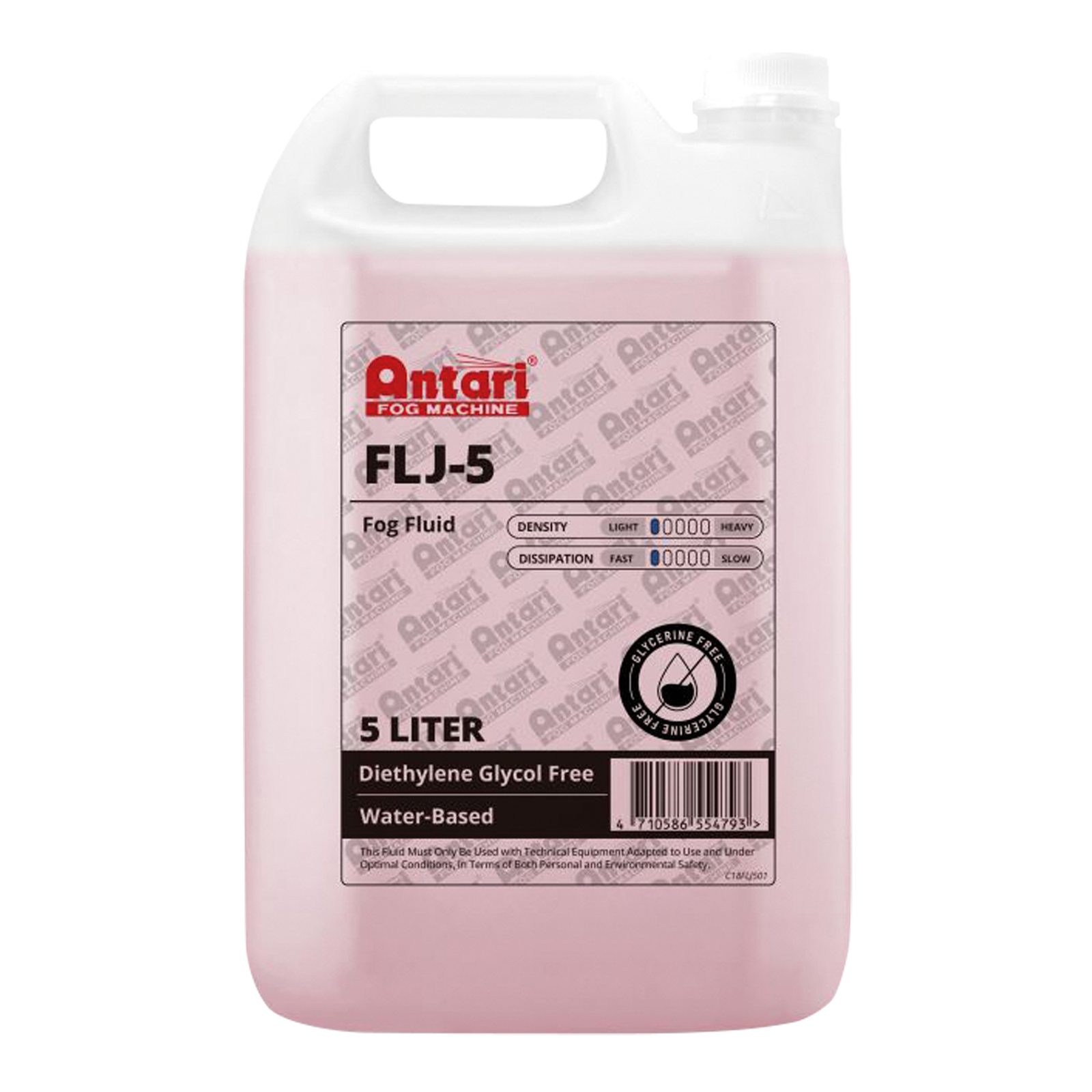 Liquido per nebbia Antari FLJ-5 very light density 5 L - Antari 60571