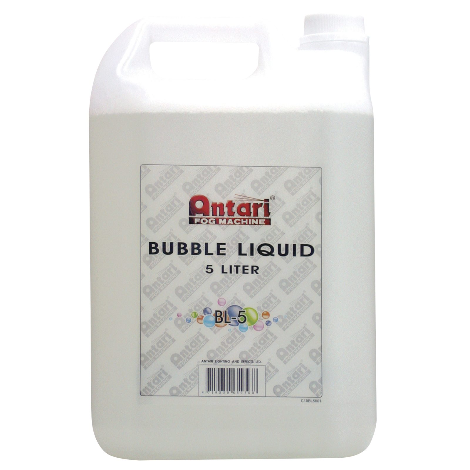 Liquido per bolle BL-5 5 L - pronto all'uso - Antari 60591