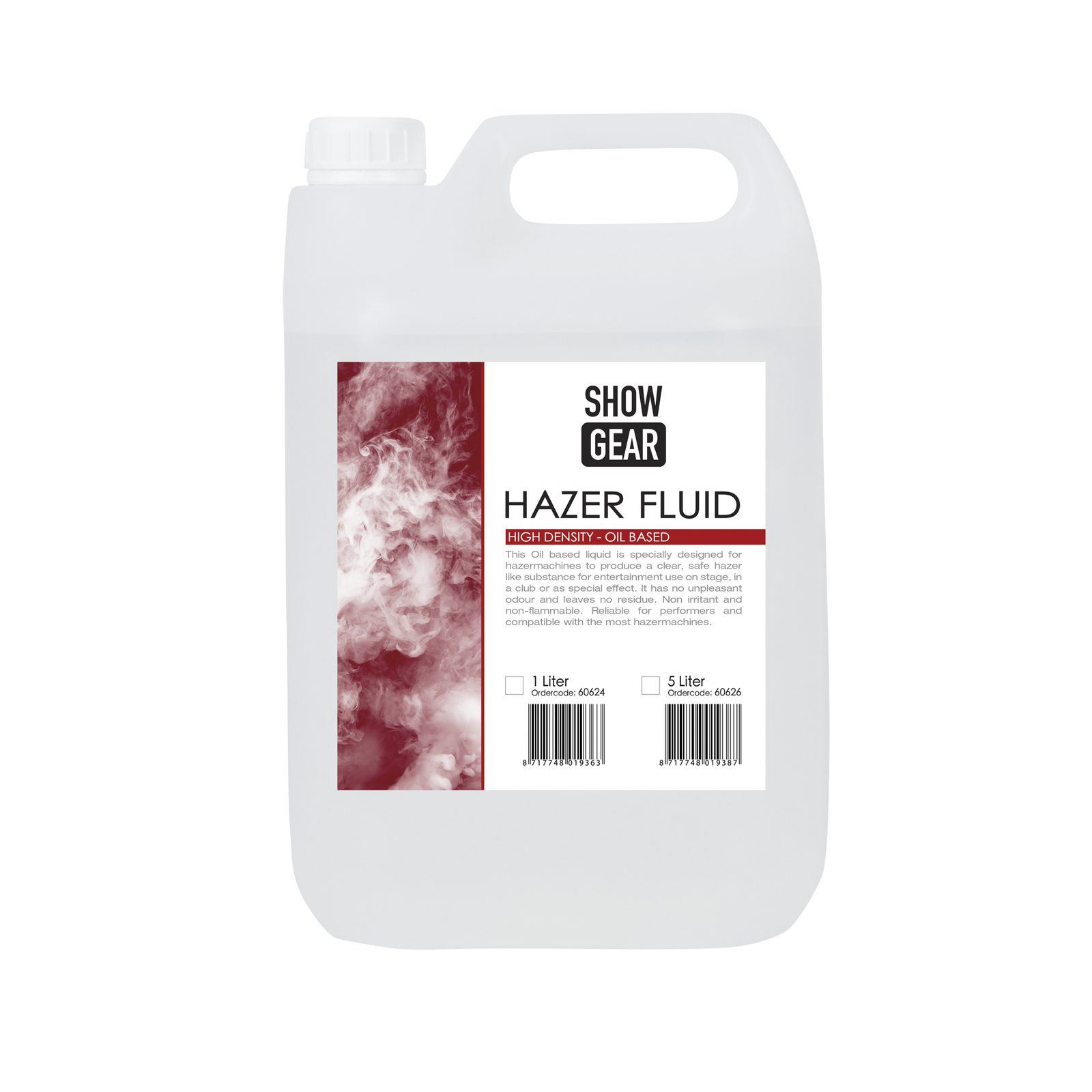 Liquido Hazer oil-based 5 L - Showgear 60626