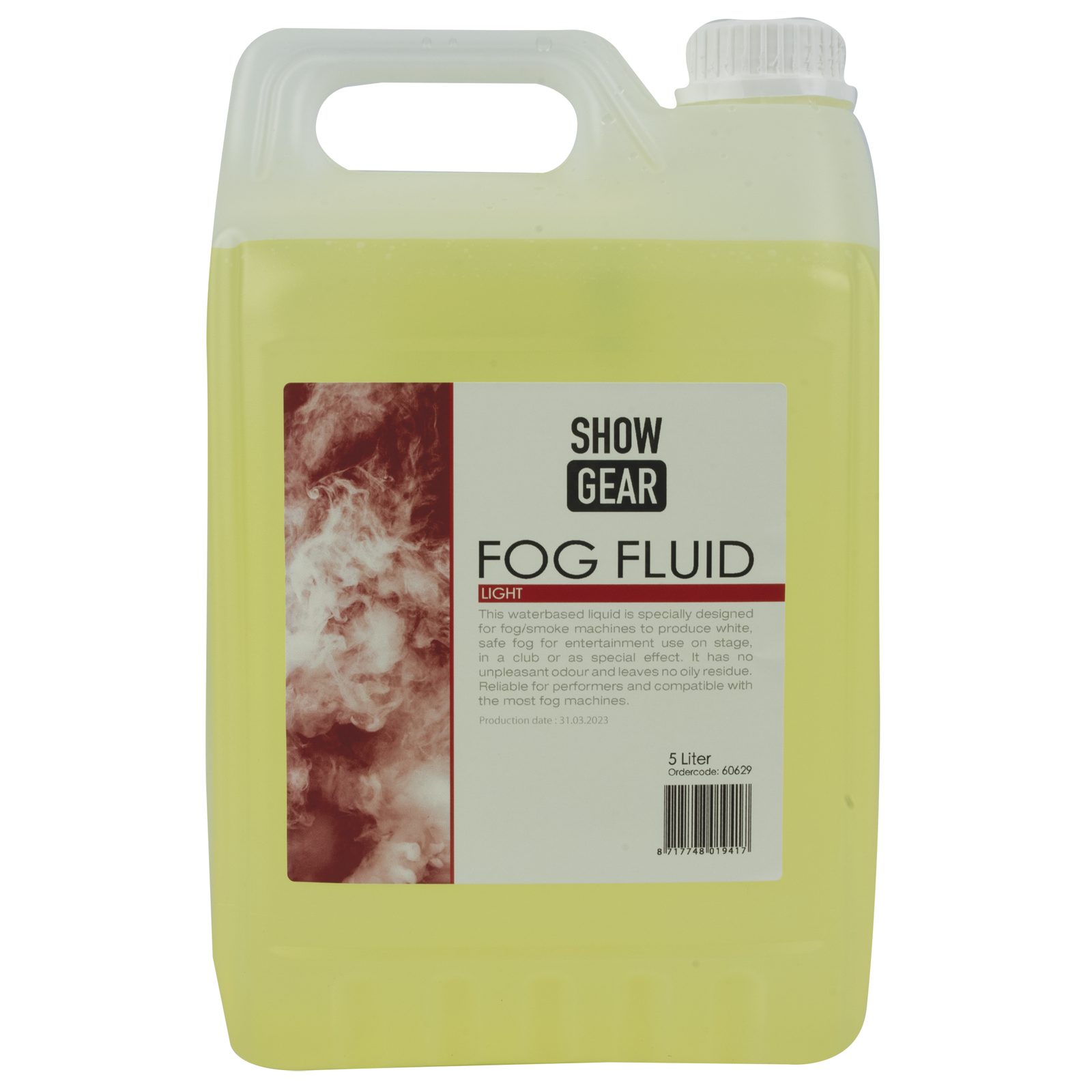 Liquido Fog Fluid Light water-based 5 L - Showgear 60629