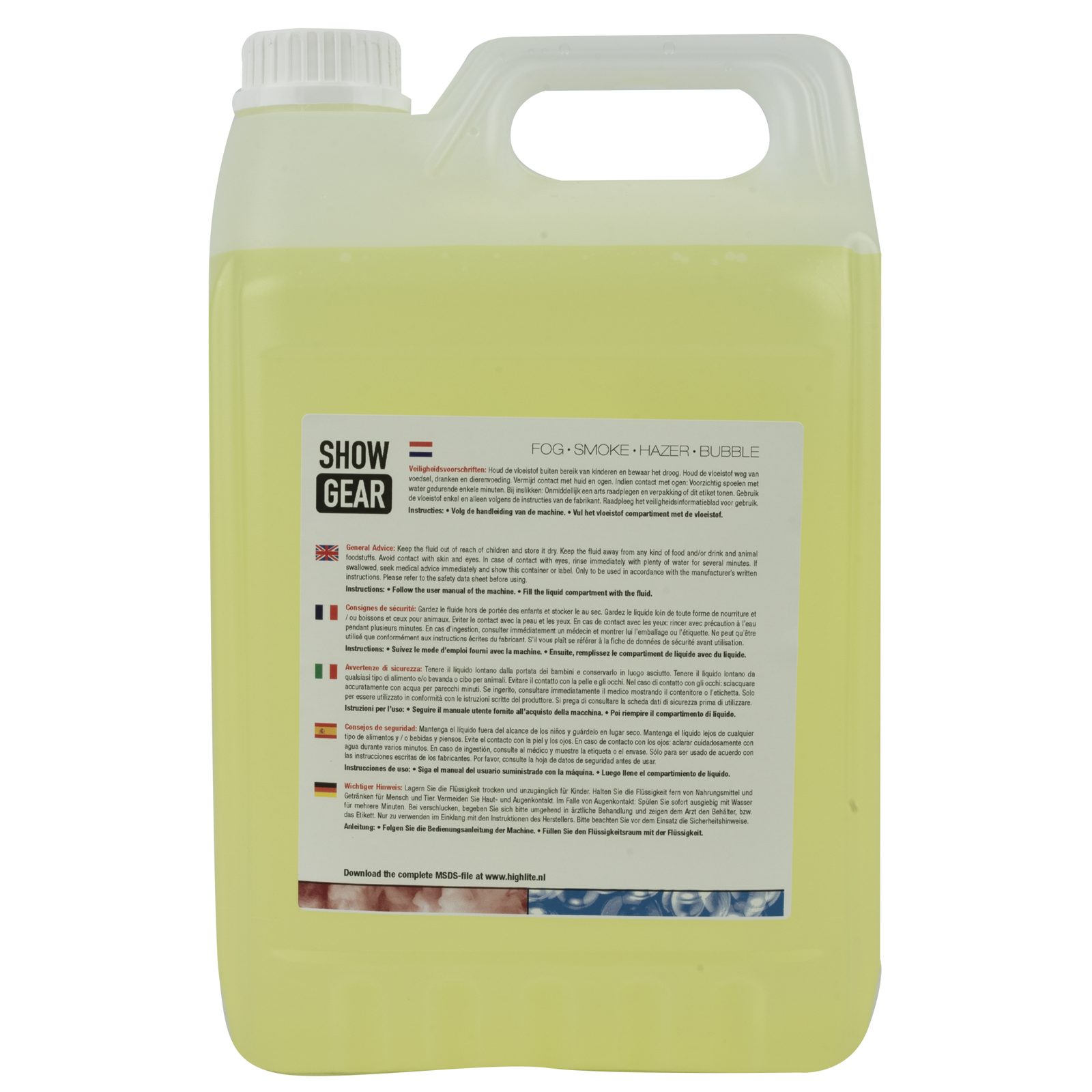 Liquido Fog Fluid Light water-based 5 L - Showgear 60629
