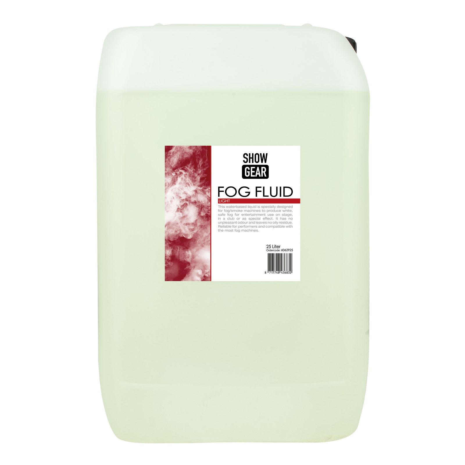 Liquido Fog Fluid Light water-based 25 L - Showgear 6062925