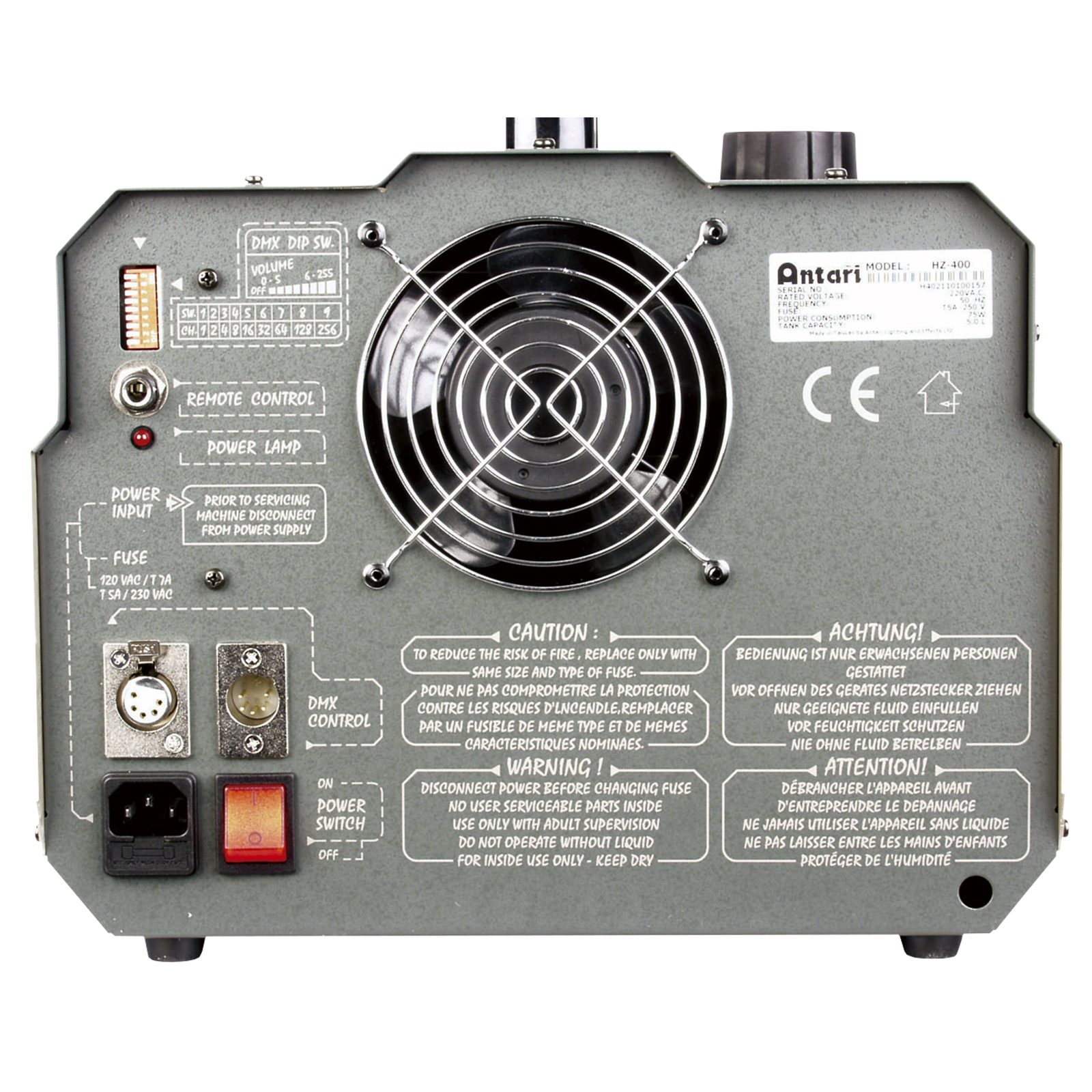 HZ-400 400W Pro hazer - Antari 60662