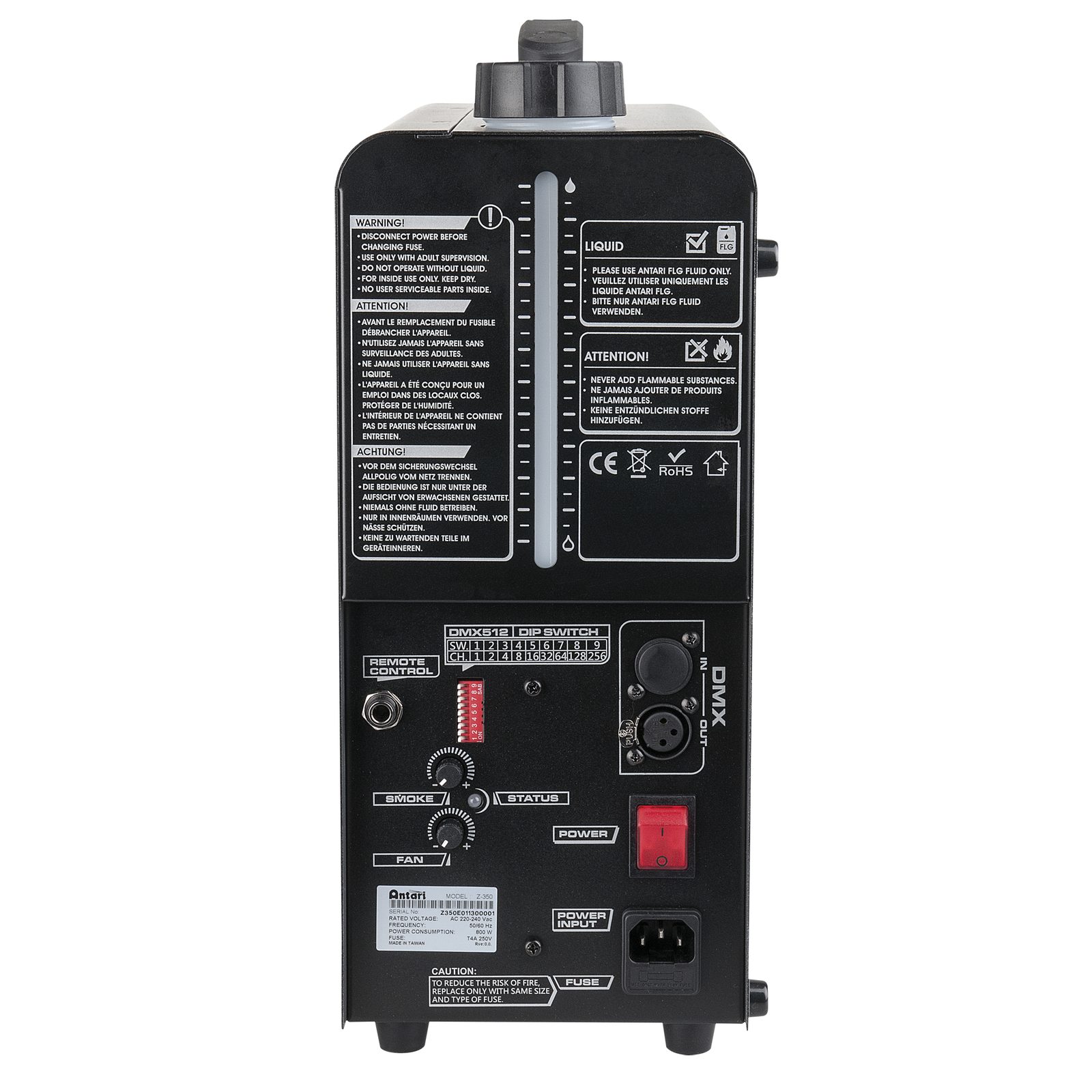 Pro Fazer 800W haze secco autopulente - Antari Z-350 60760