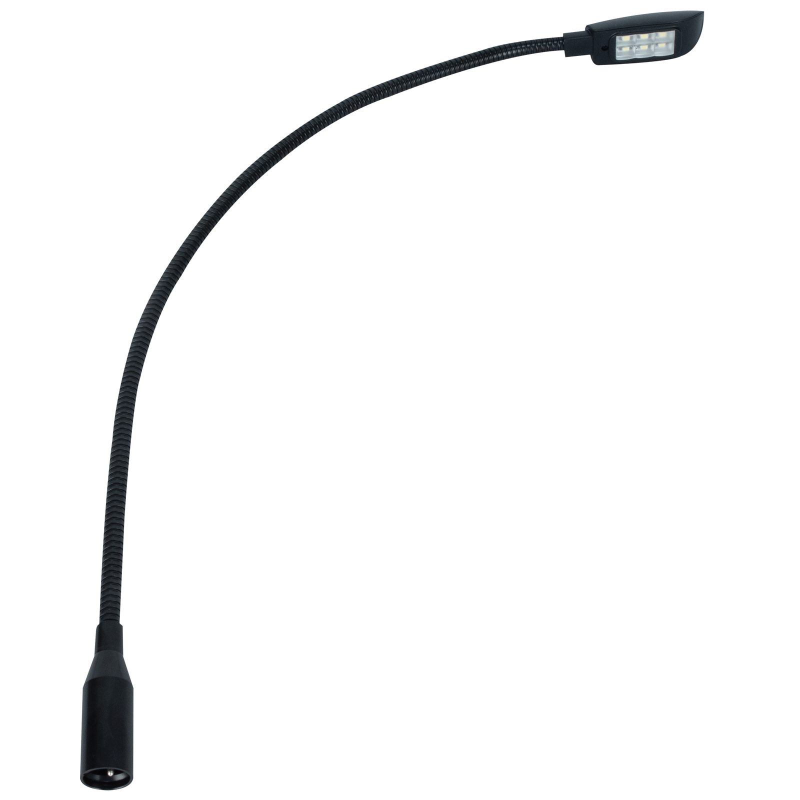 Lampada a collo d'oca LED CW 40 cm XLR 3pin diritto - Showgear 60790