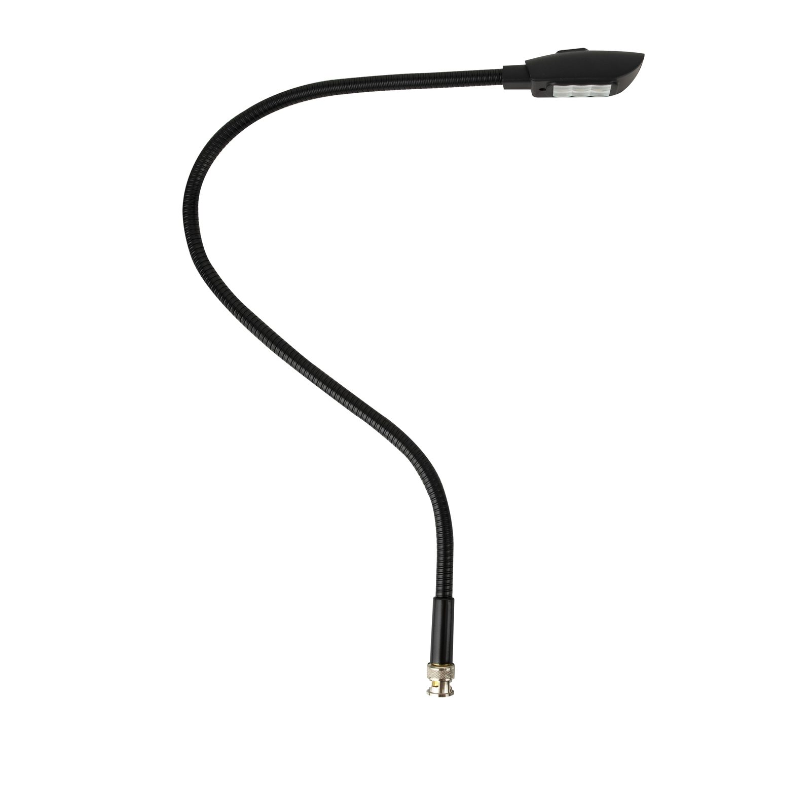 Lampada a collo d'oca LED CW 30 cm BNC diritto - Showgear 60794
