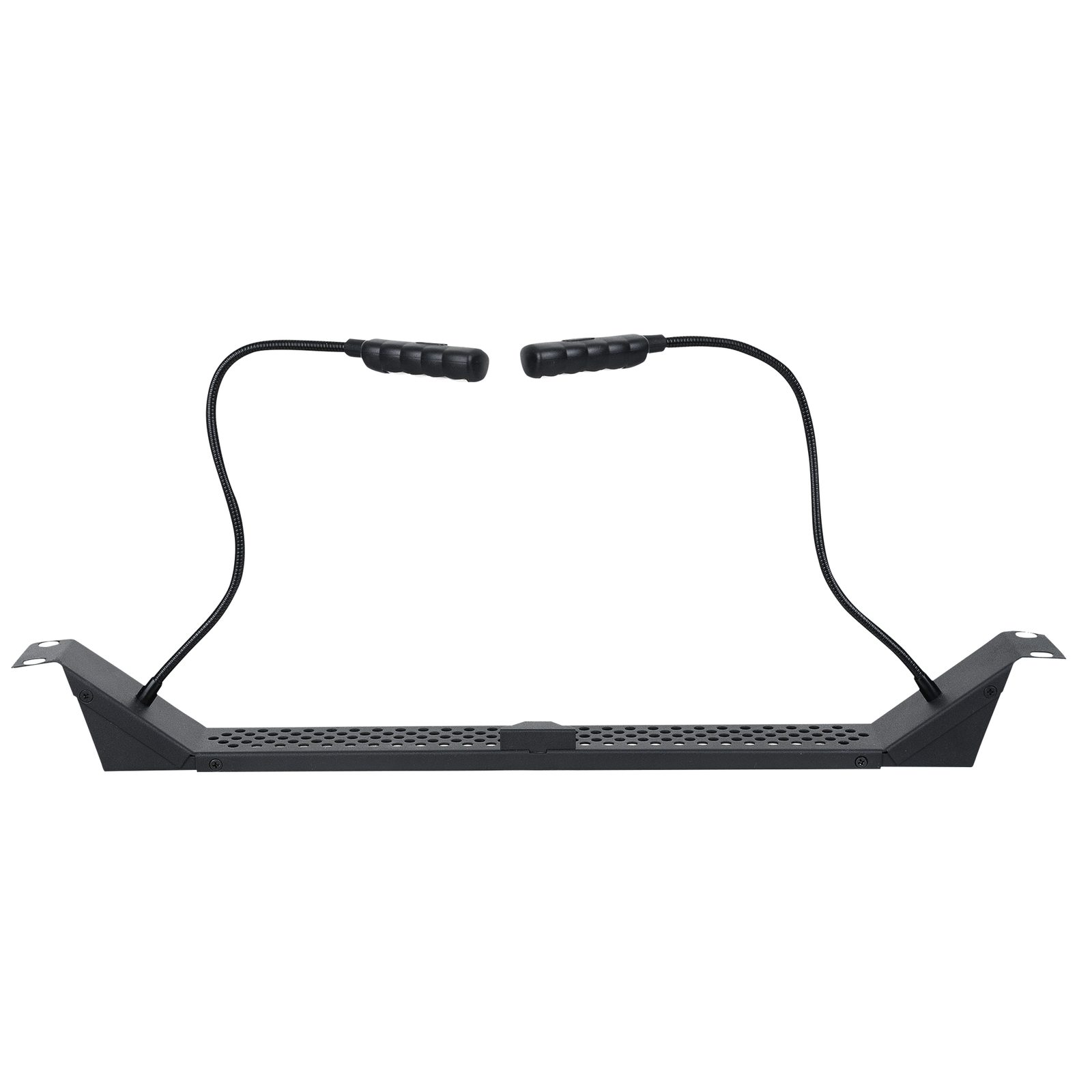 Light rack 19" 1U 2x goose LED bianchi - Showgear 60796
