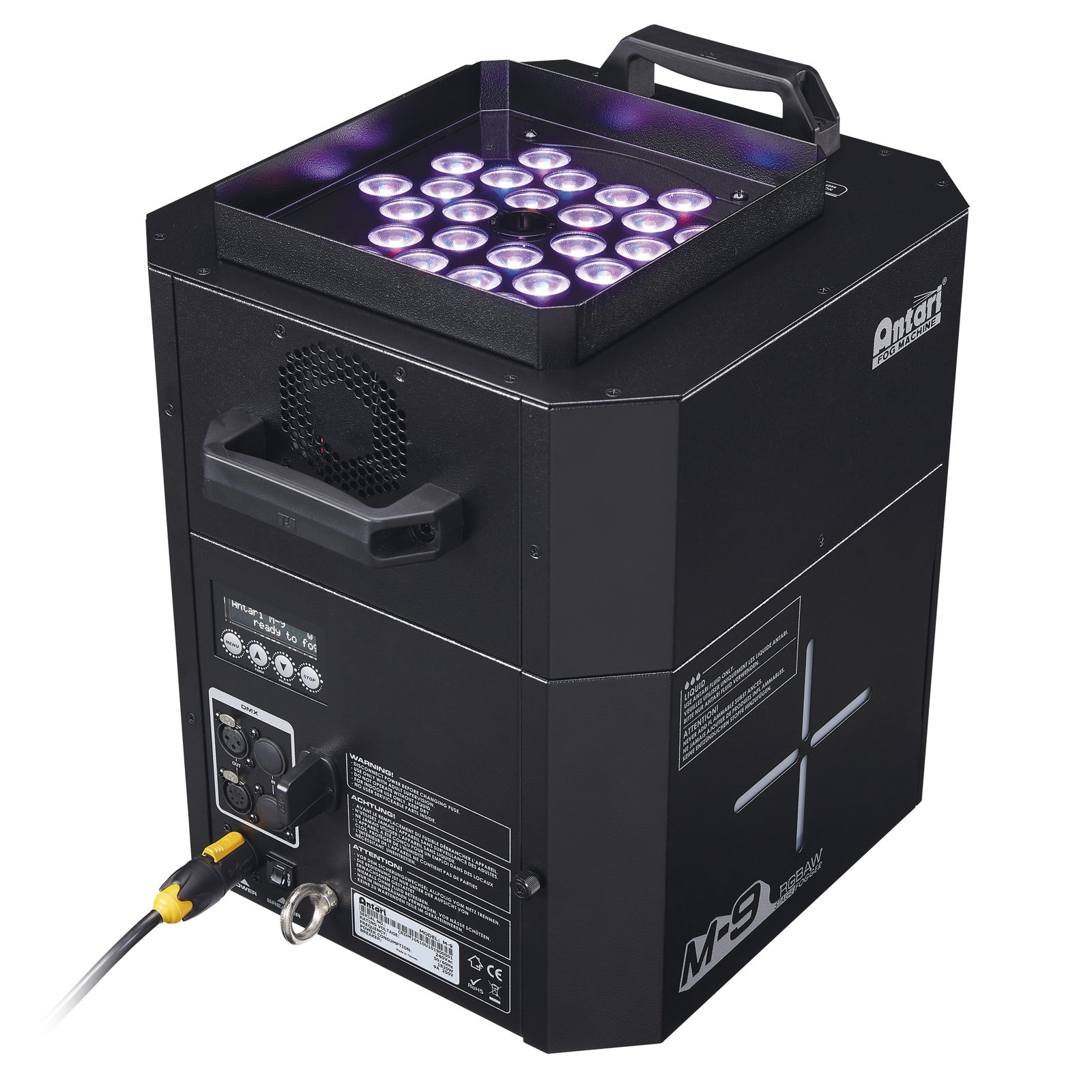 Simulatore CO2 M-9 Jet 1800W LED RGBAW getto 10m - Antari 60804