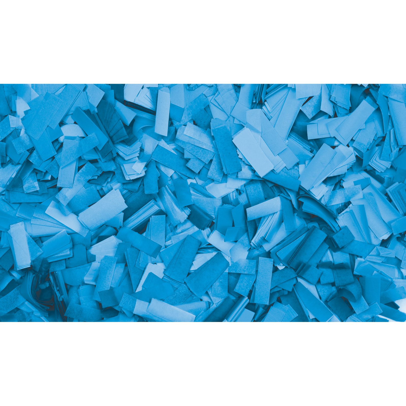 Confetti rettangolari blu chiaro 55x17mm 1kg ignifugo biodegradabile - Showgear 60910CU