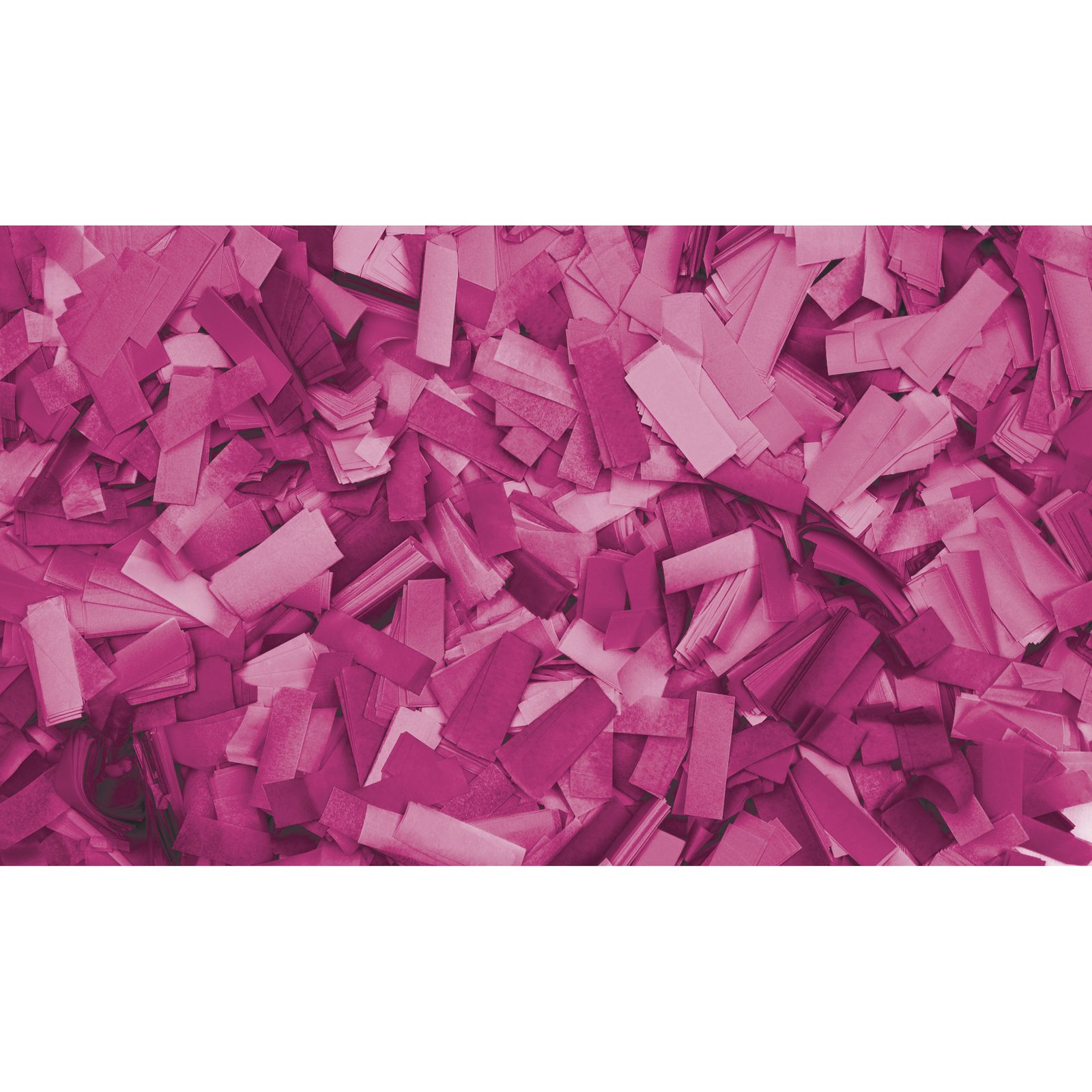 Confetti rettangolari rosa 55x17mm 1kg ignifugo biodegradabile - Showgear 60910PI