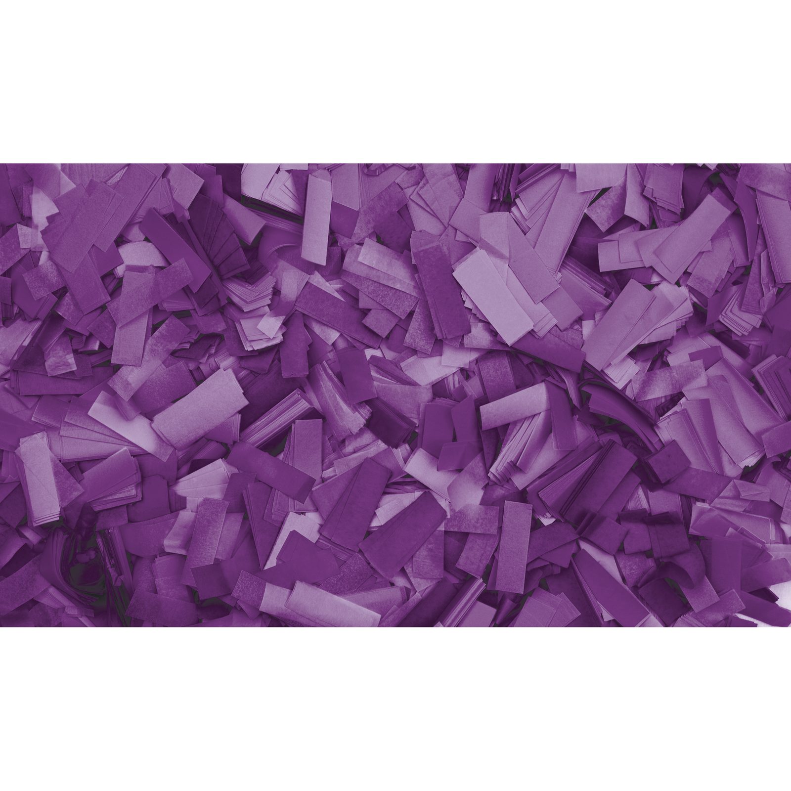 Confetti rettangolari viola 55x17mm 1kg ignifugo biodegradabile - Showgear 60910PU