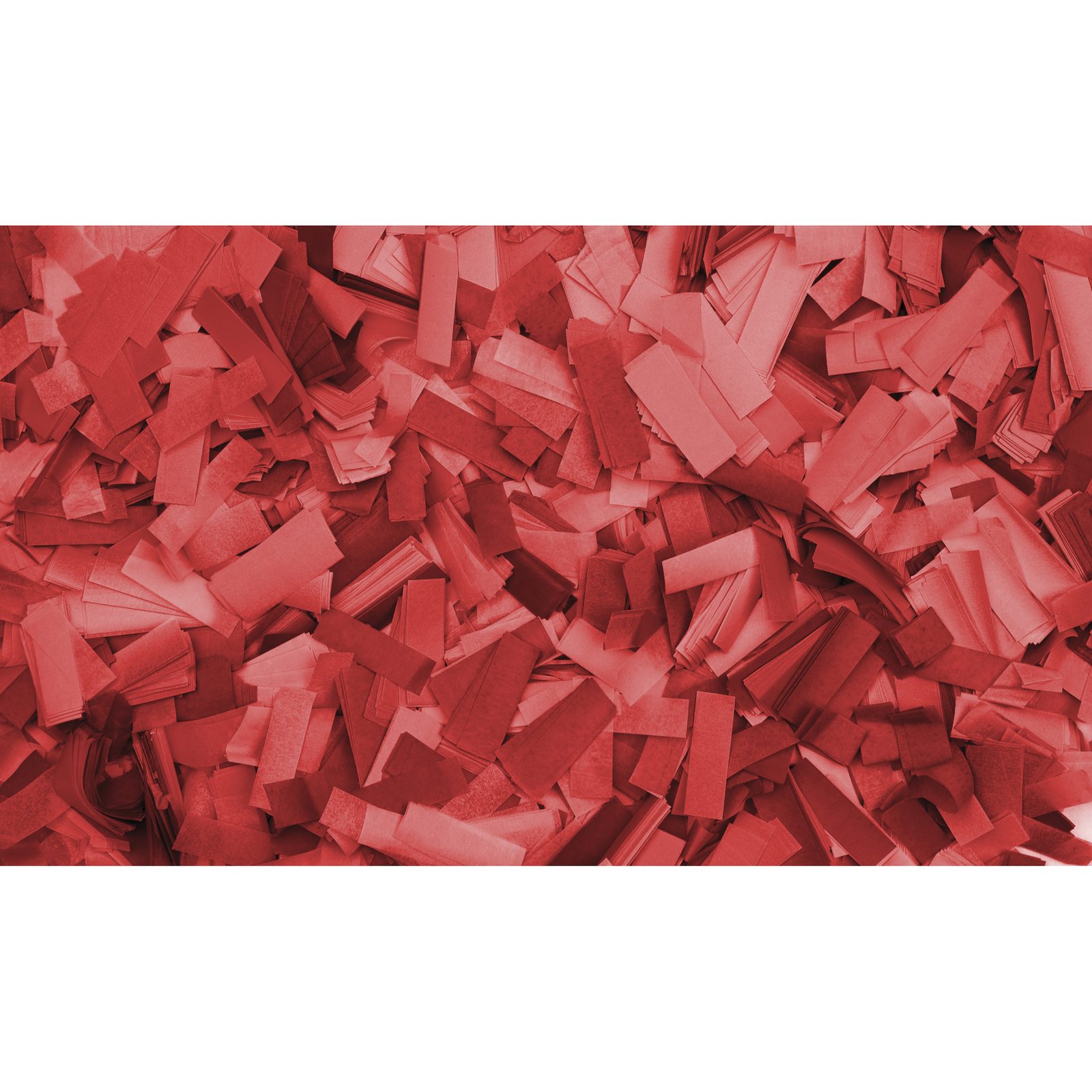 Confetti rettangolari rosso 55x17mm 1kg ignifugo biodegradabile - Showgear 60910R