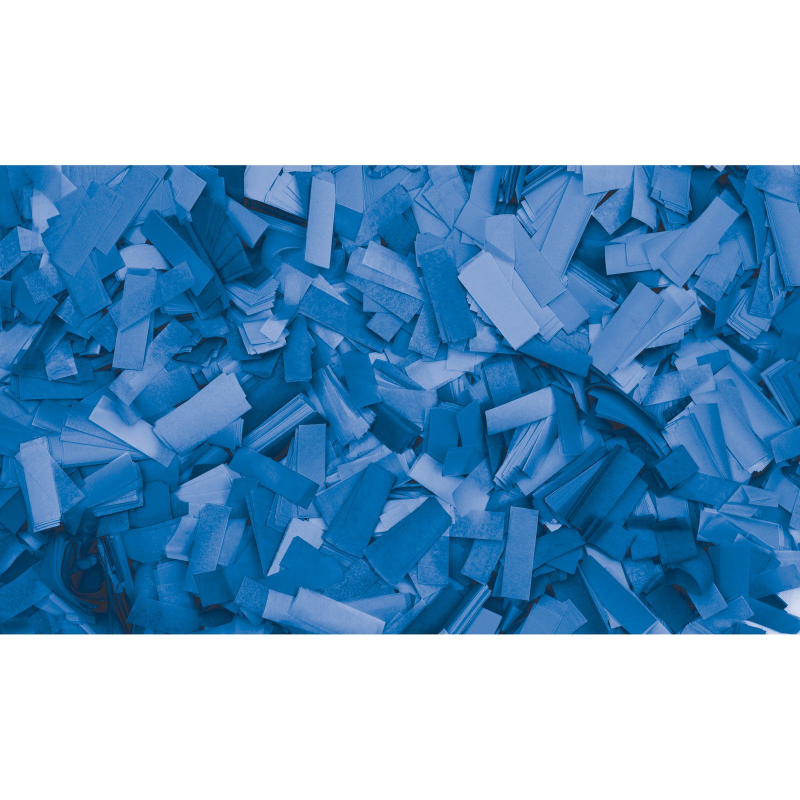 Confetti rettangolari blu 55x17mm 1kg ignifughi biodegradabili - Showgear 60910U
