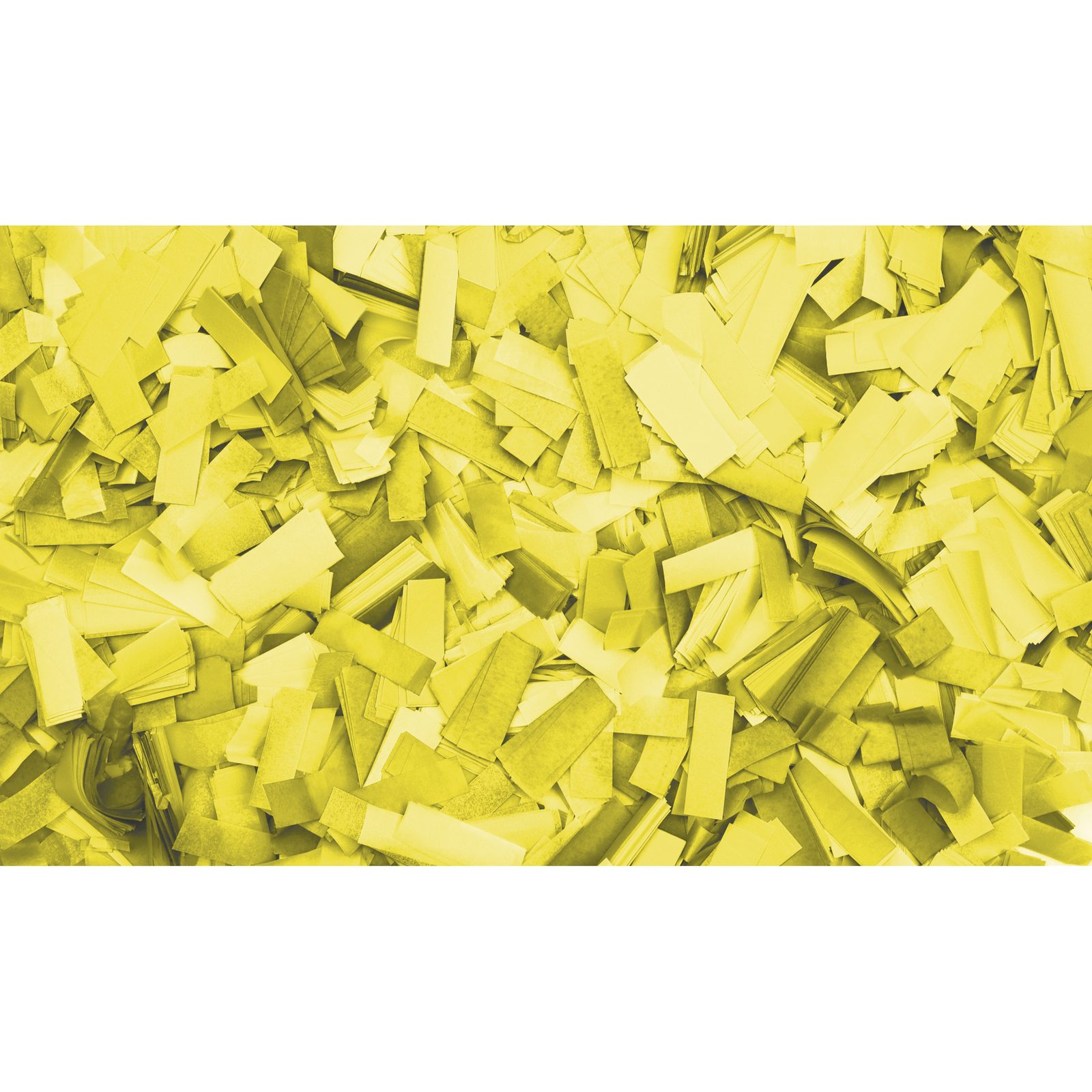 Confetti rettangolari gialli 55x17mm 1kg ignifughi biodegradabili - Showgear 60910Y