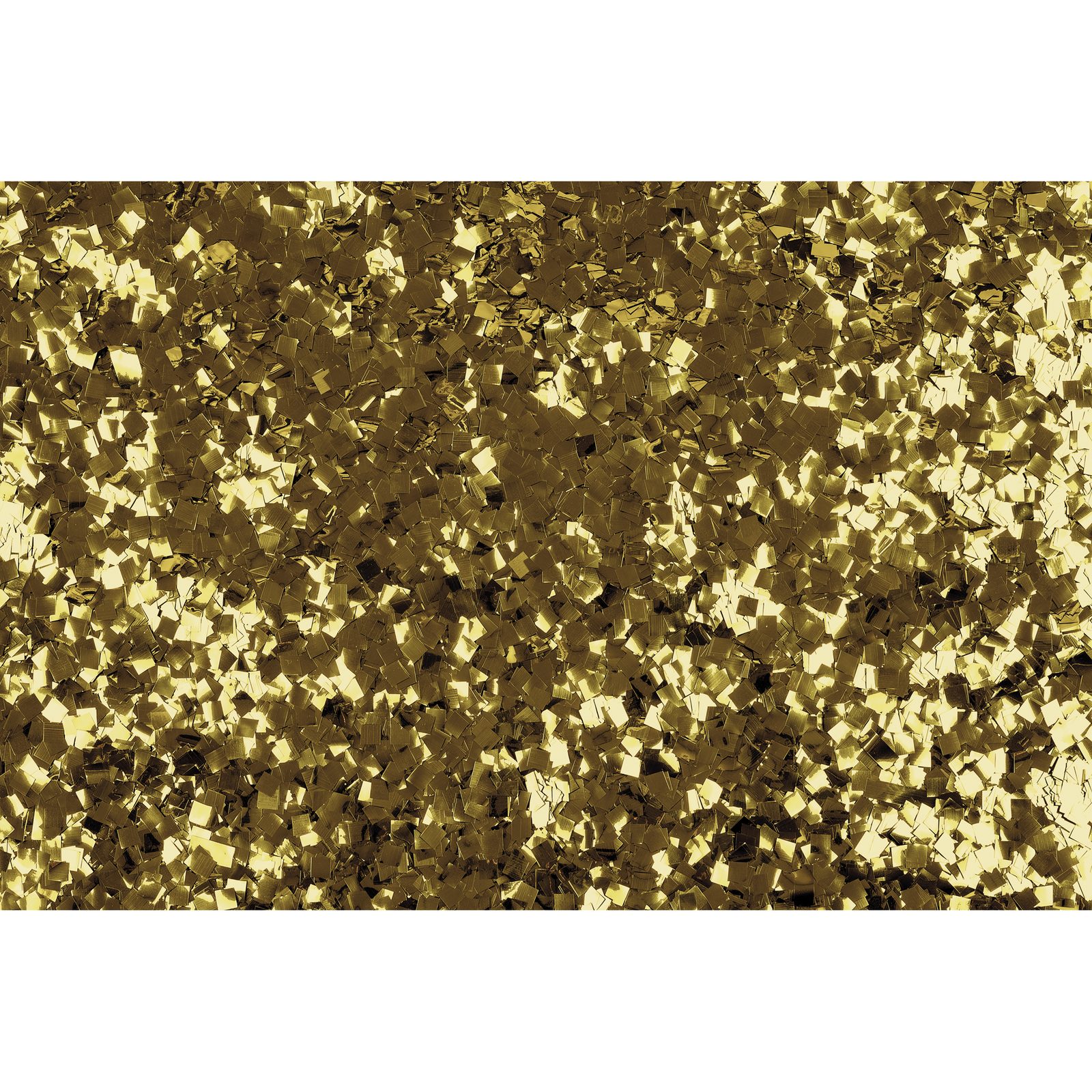 Confetti metallizzati Pixie Dust oro 6x6mm 1kg ignifughi - Showgear 60919GO