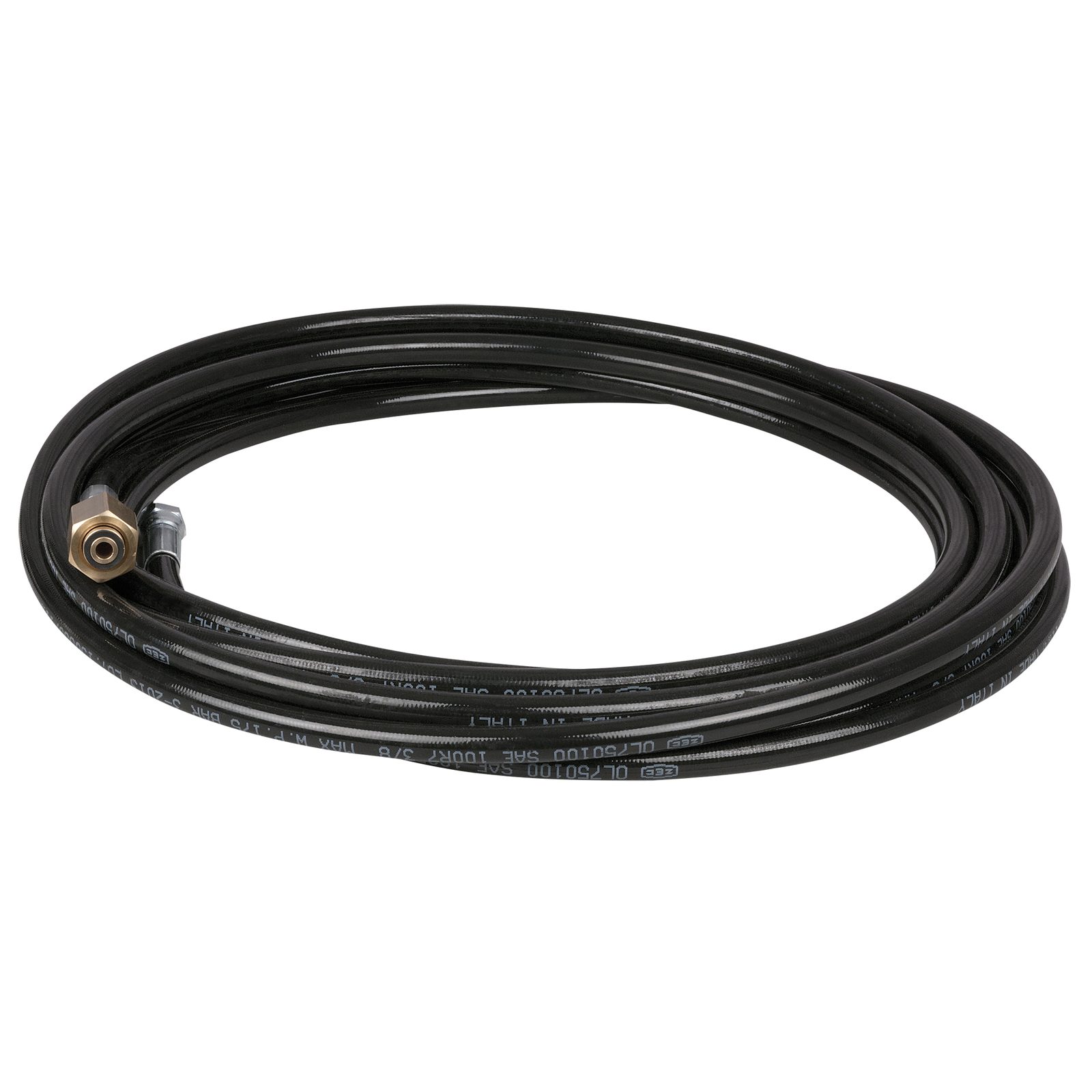 Tubo alta pressione CO₂ 5m 3/8 maschio-femmina nero - Showtec 61010