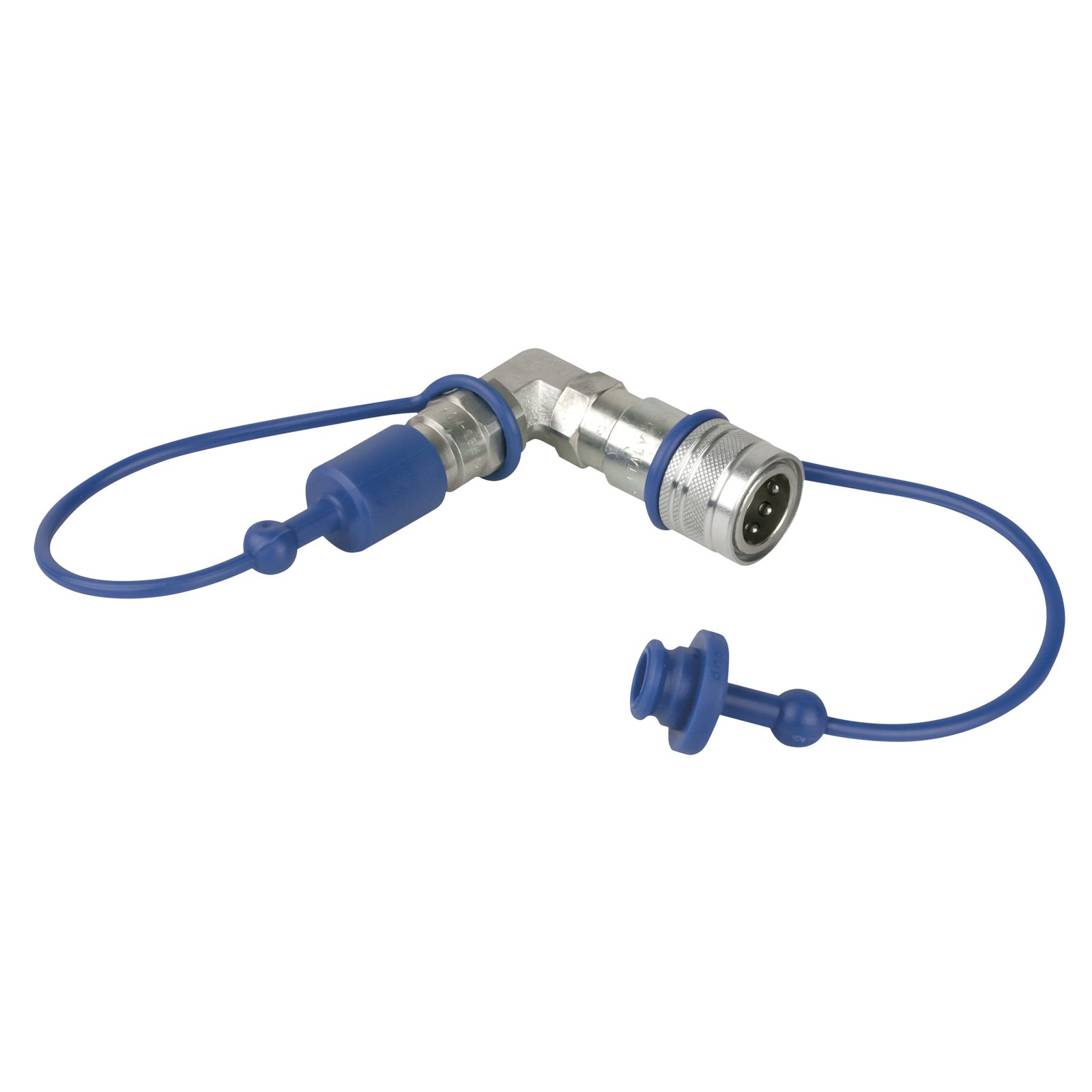 Connettore CO₂ 90° 3/8 Q-Lock, sistema chiuso - Showtec 61021
