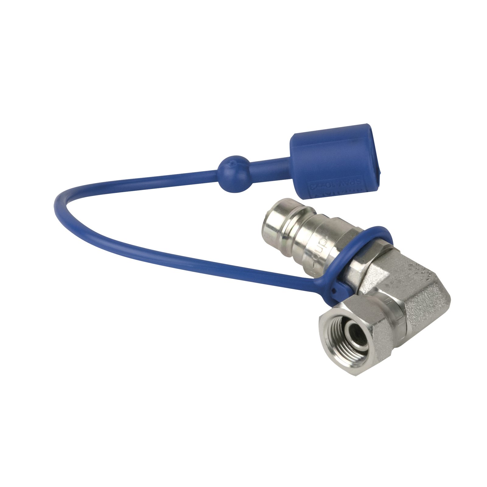 Adattatore CO₂ 90° 3/8 maschio a Q-Lock, sistema chiuso - Showtec 61028