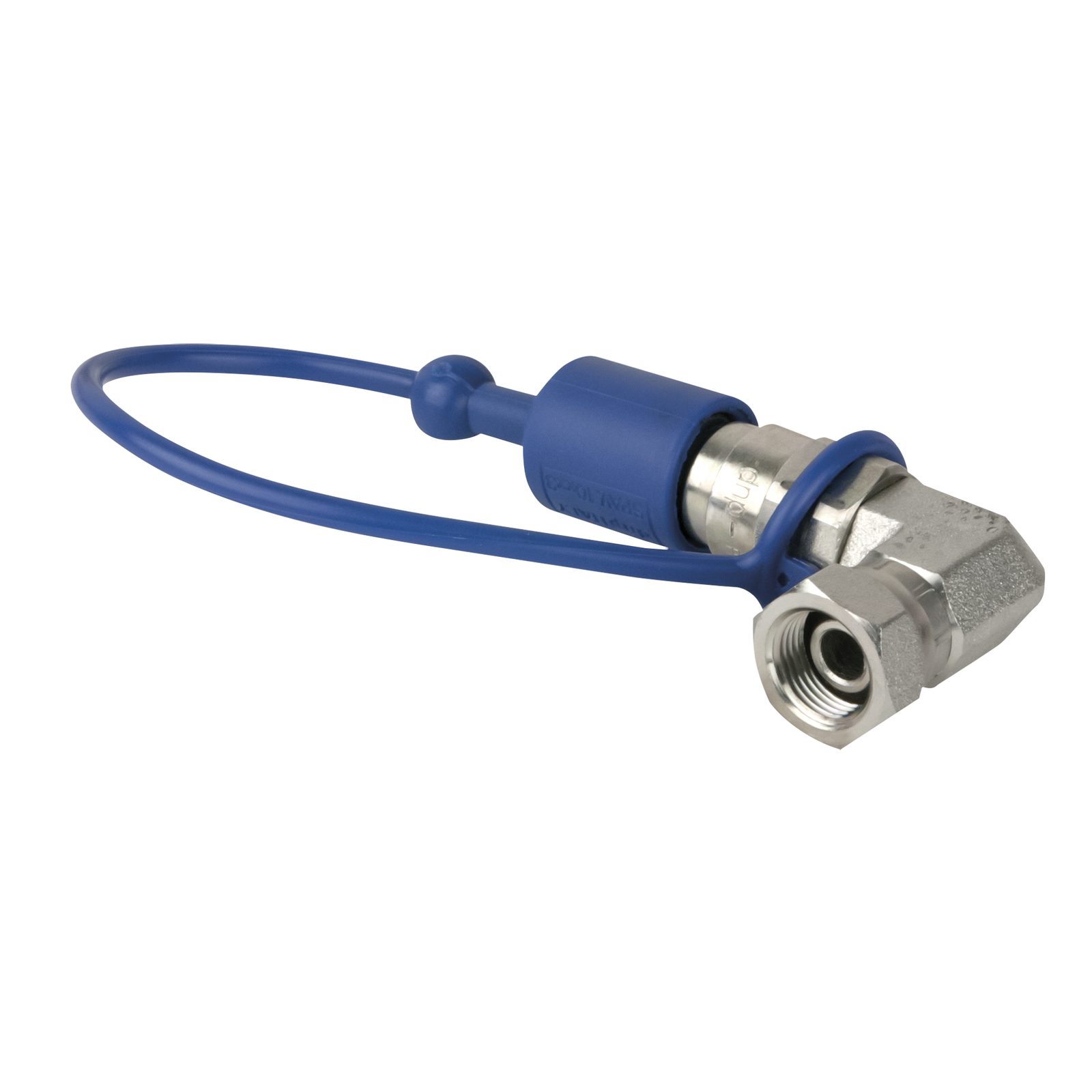 Adattatore CO₂ 90° 3/8 maschio a Q-Lock, sistema chiuso - Showtec 61028