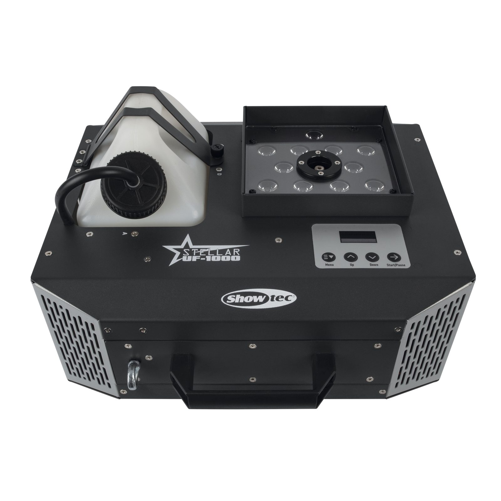 Macchina fumo verticale Stellar UF-1000 1000W 150ml/min LED RGB DMX - Showtec 61113