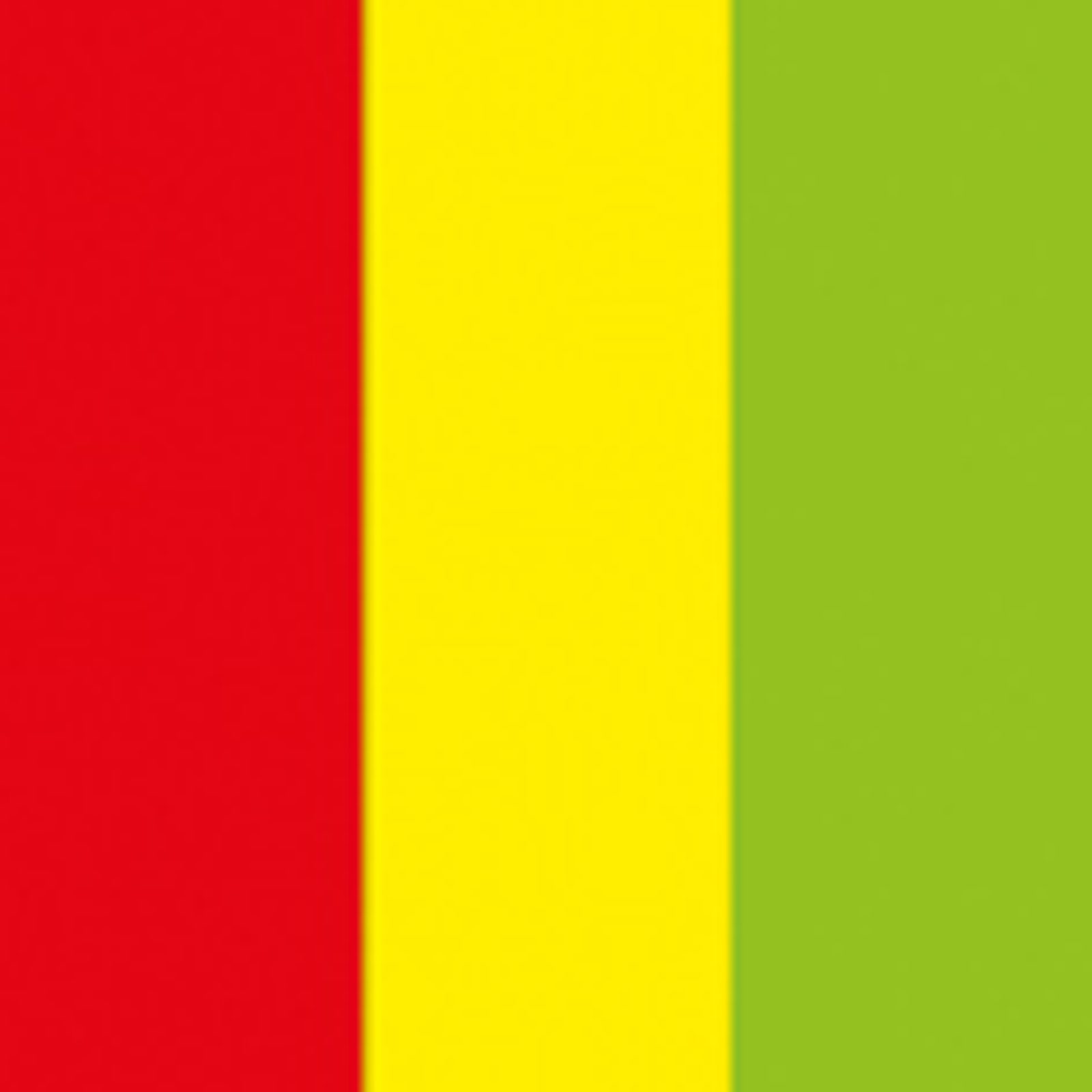 Cannone lanciacoriandoli manuale 80 cm, rosso/giallo/verde, ignifugo e biodegradabile - Showgear 62030RGG