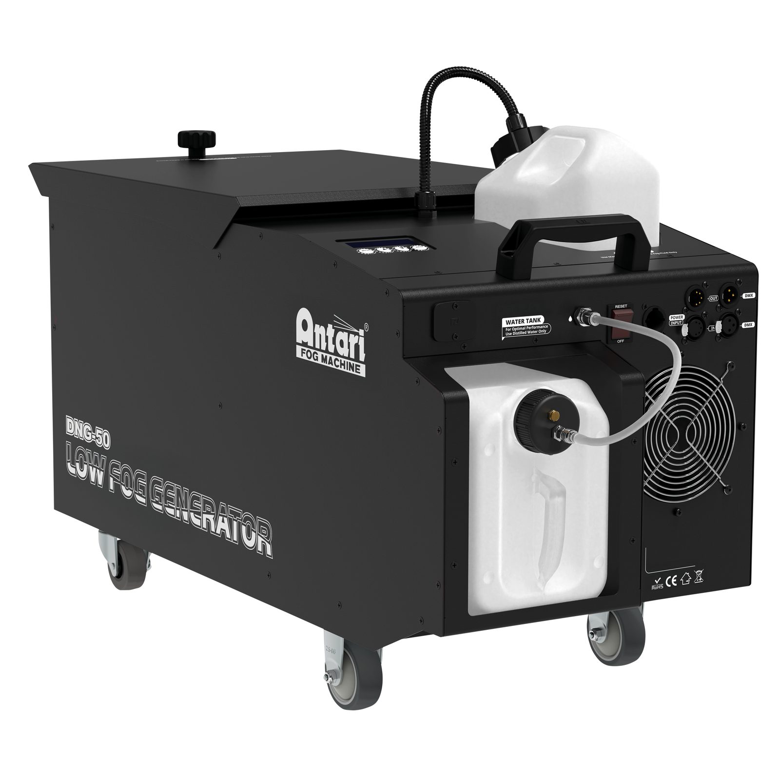 Macchina nebbia bassa DNG-50 1100W serbatoi 5L/2.5L - Antari 63040