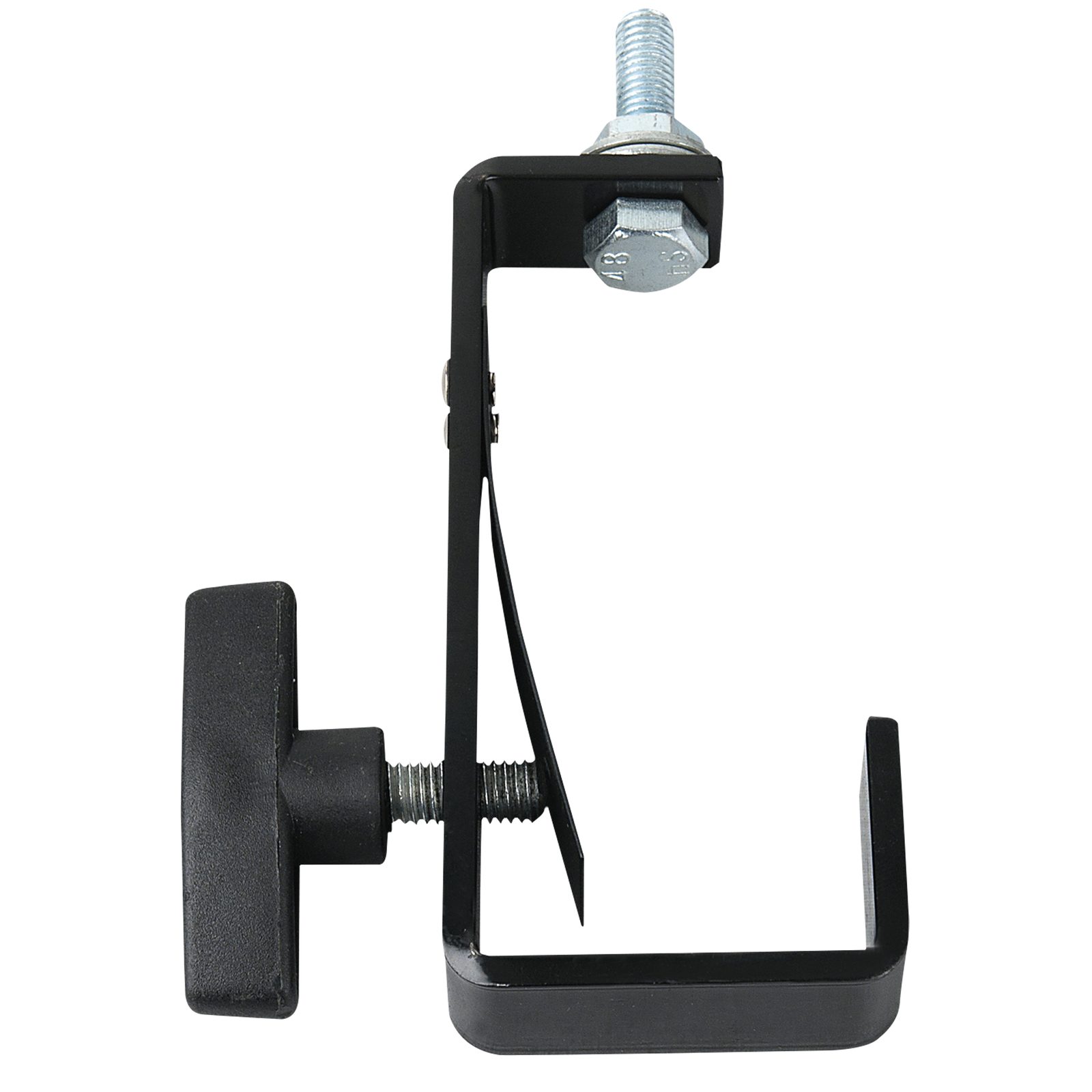Morsetto per tubo 50 mm con protezione, acciaio nero, SWL 20 kg - Showgear 70099