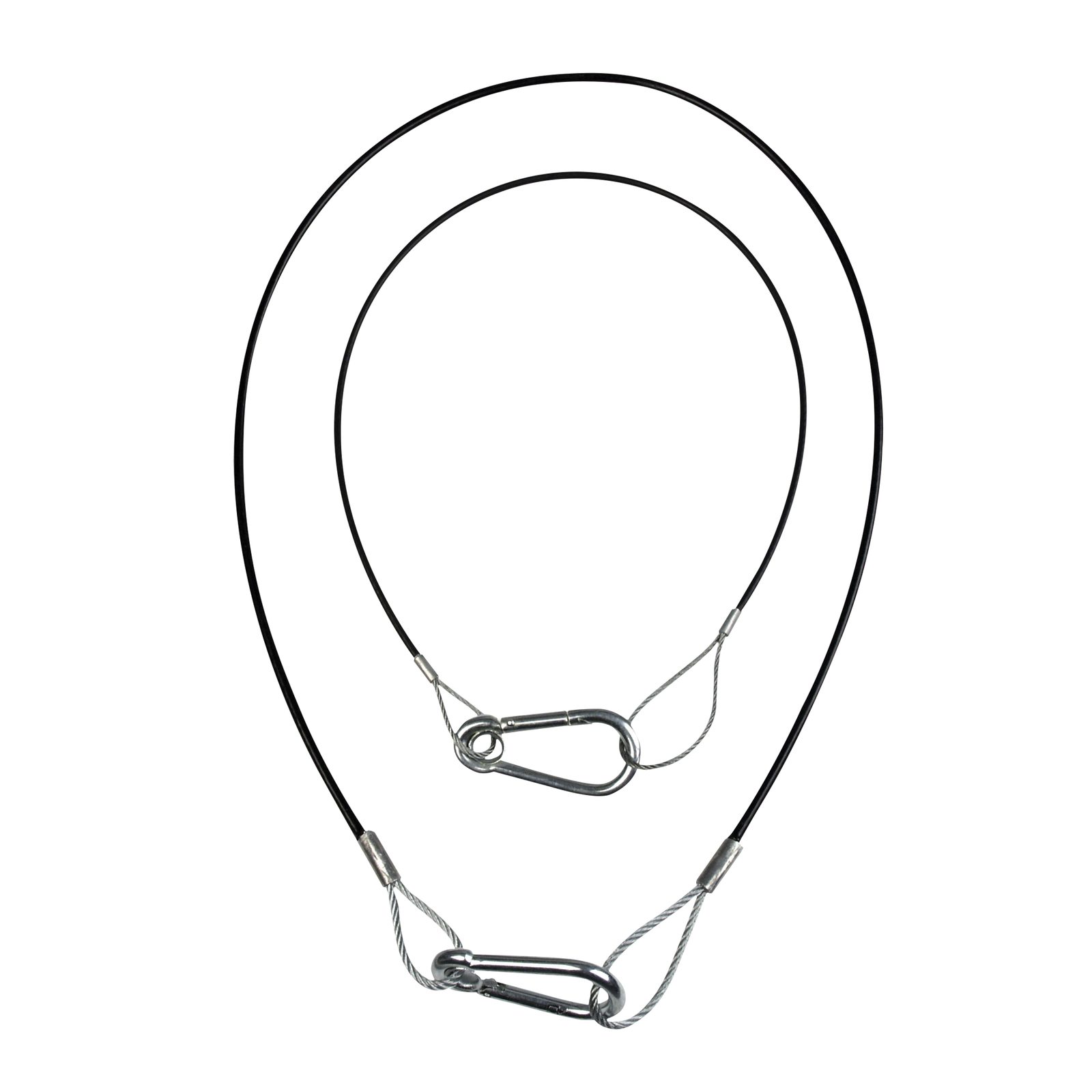 Cavo di sicurezza 2 mm, Light Duty, 50 cm, carico 5 kg - Showgear 70110