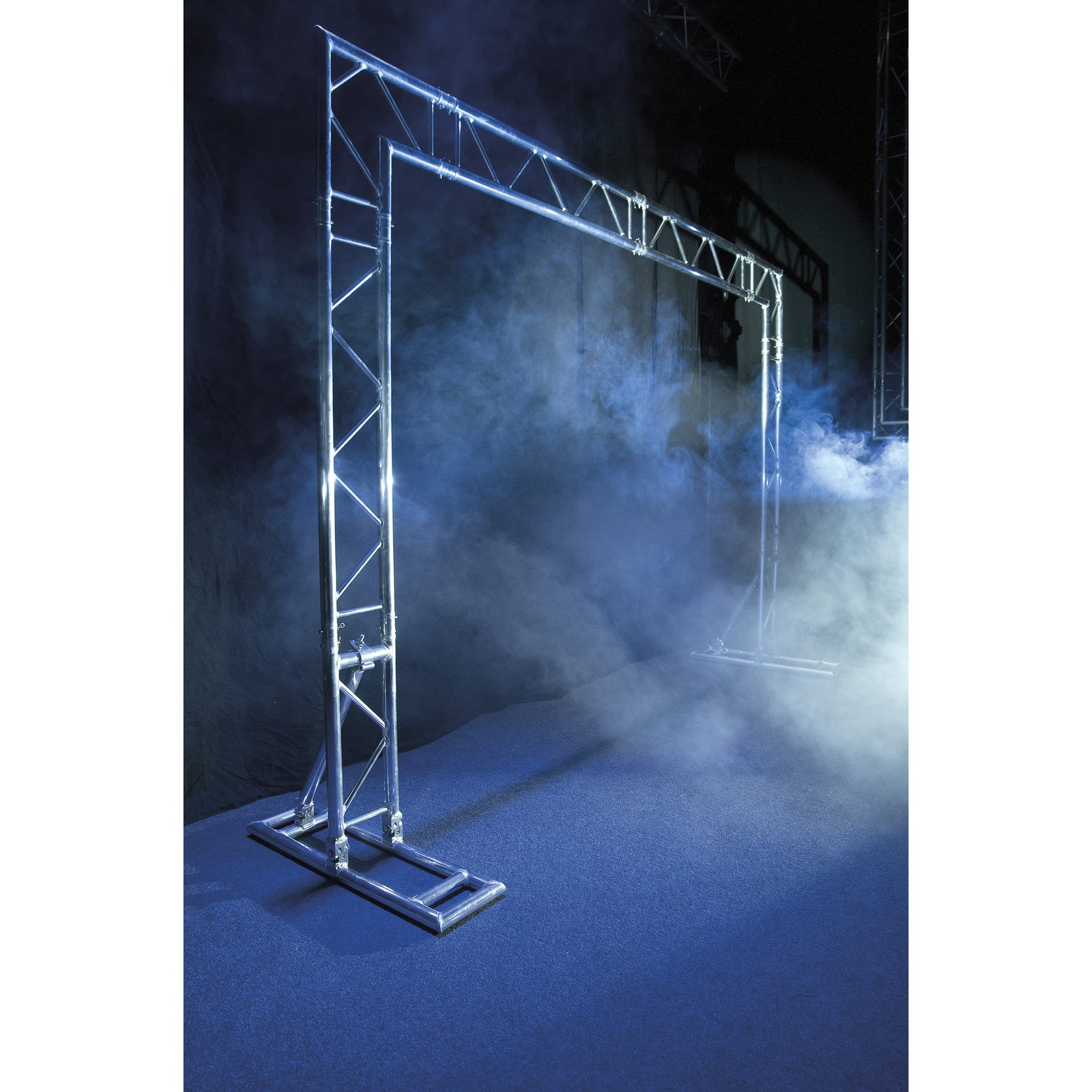 Supporto Traliccio DJ Mobile, 8 pezzi, 3,6x2,6 m, 50 mm, 80 kg - Showgear 70148