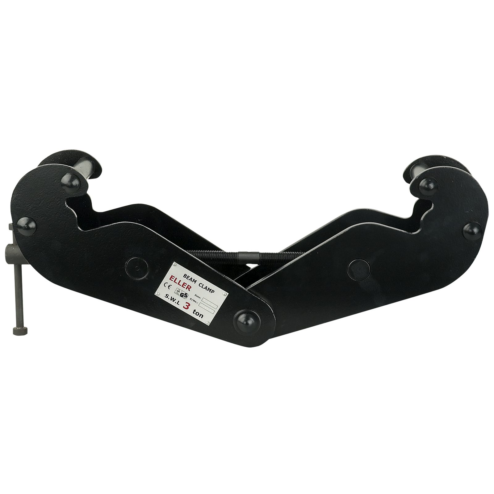 Morsa per trave 3 t, apertura 80-322 mm, nero - Eller 70214