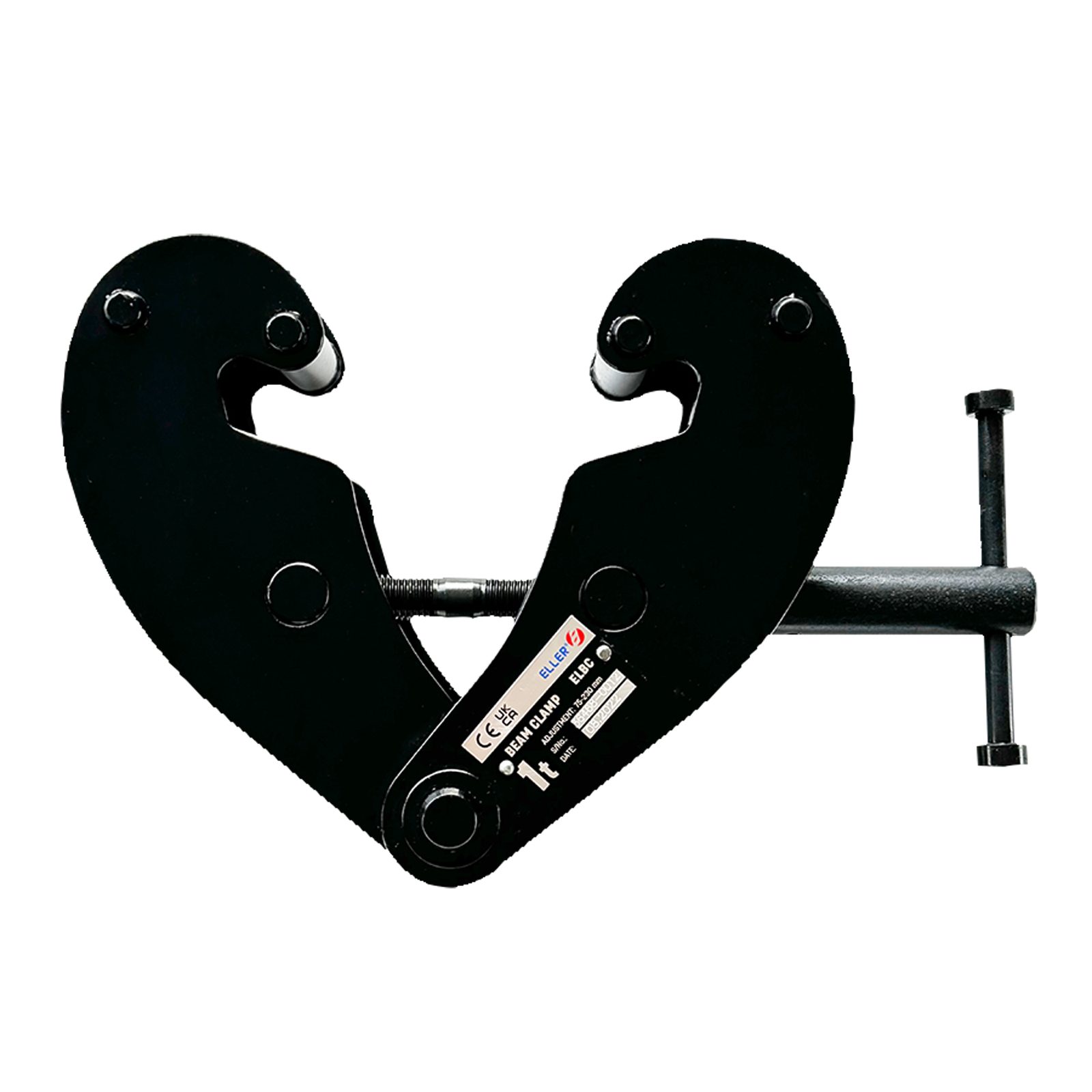 Morsa per trave 2 ton regolabile 75-230 mm - ELLER 70262