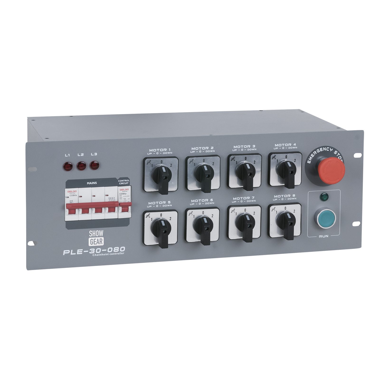 Controller paranco a catena PLE-30-080 8 canali 400 V - SHOWGEAR 70283