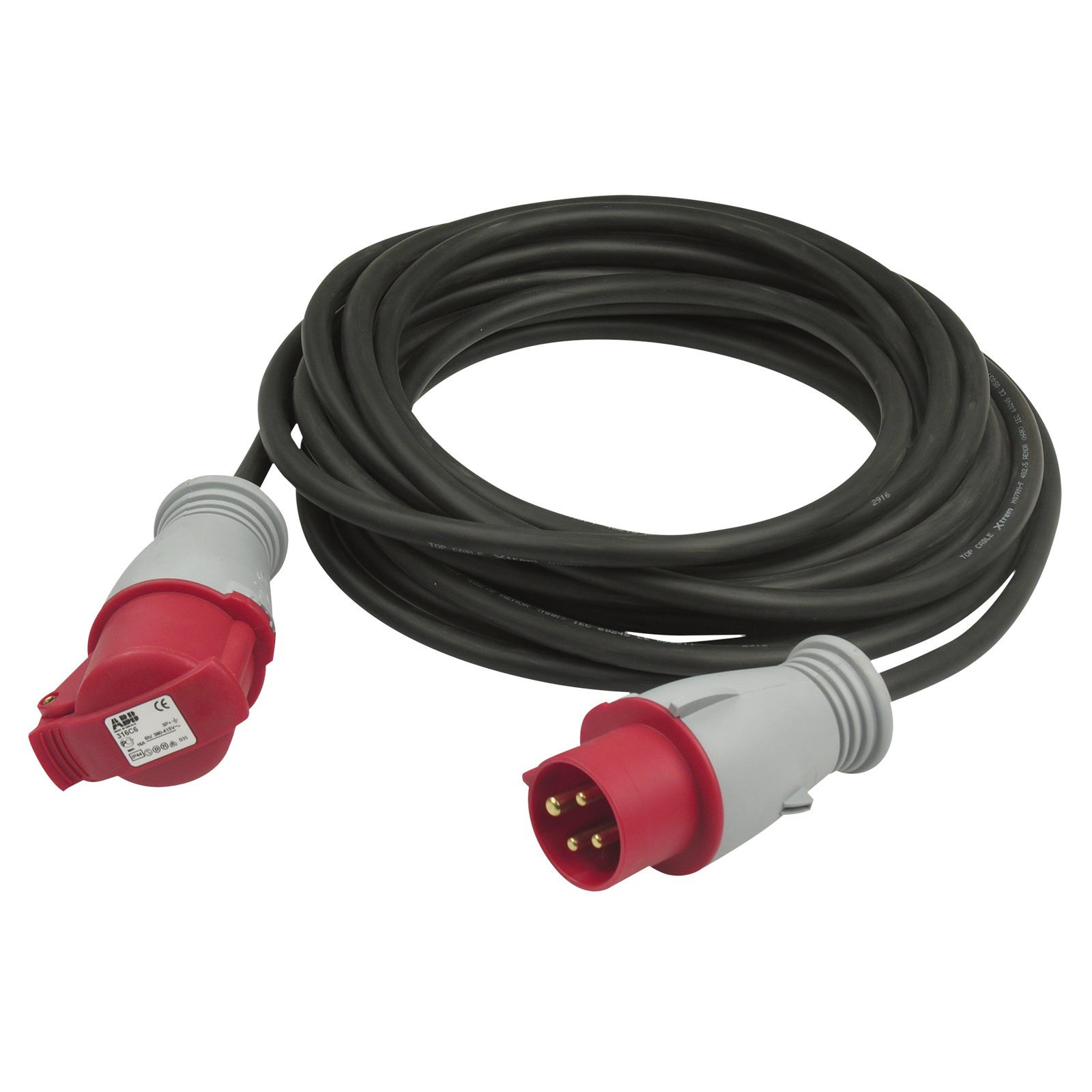 Cavo motore CEE 4P 16 A Red 20m - DAP 70300