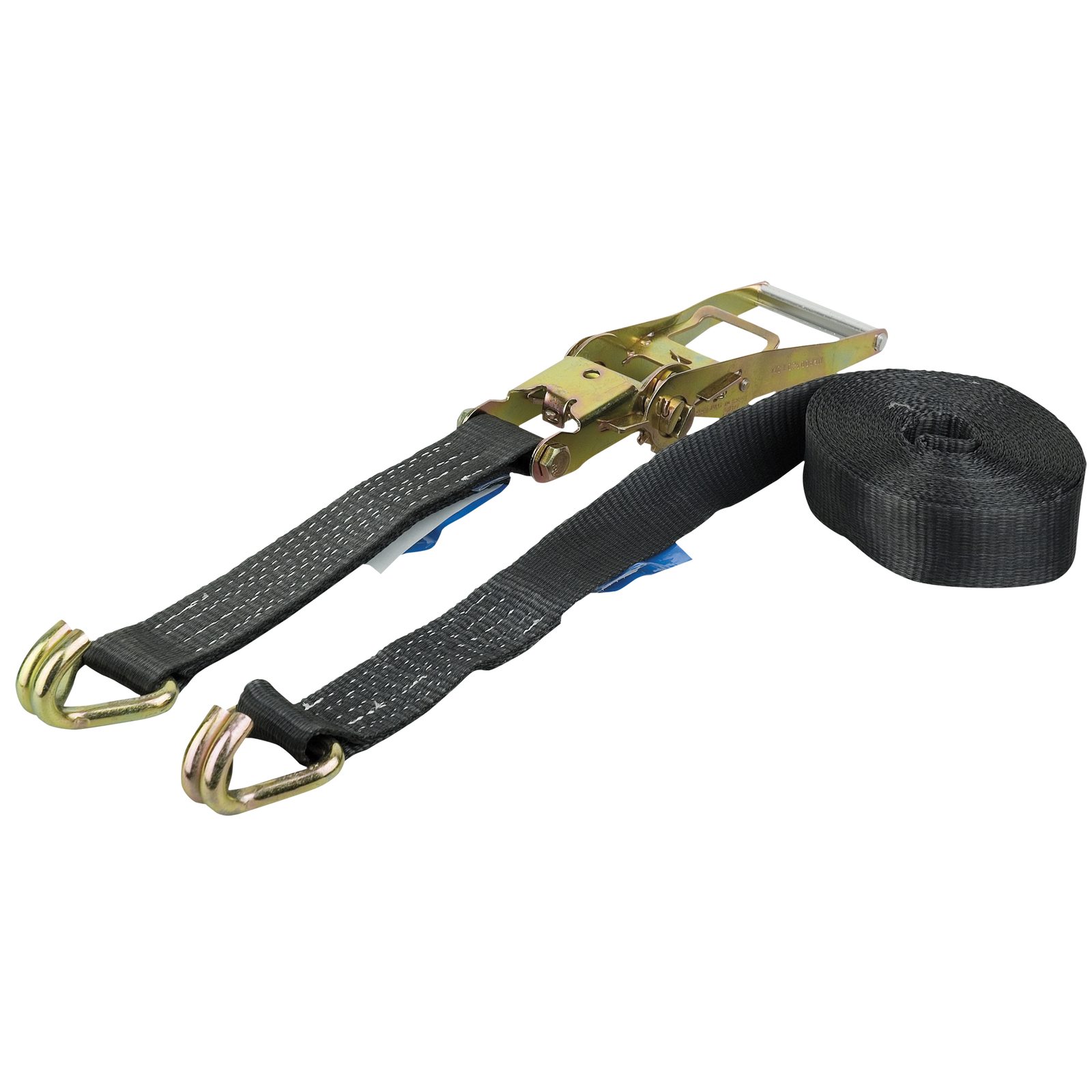 Double Strap 50 mm, 8 m, WLL 5000 kg, nero, Nylon - Eller 70419