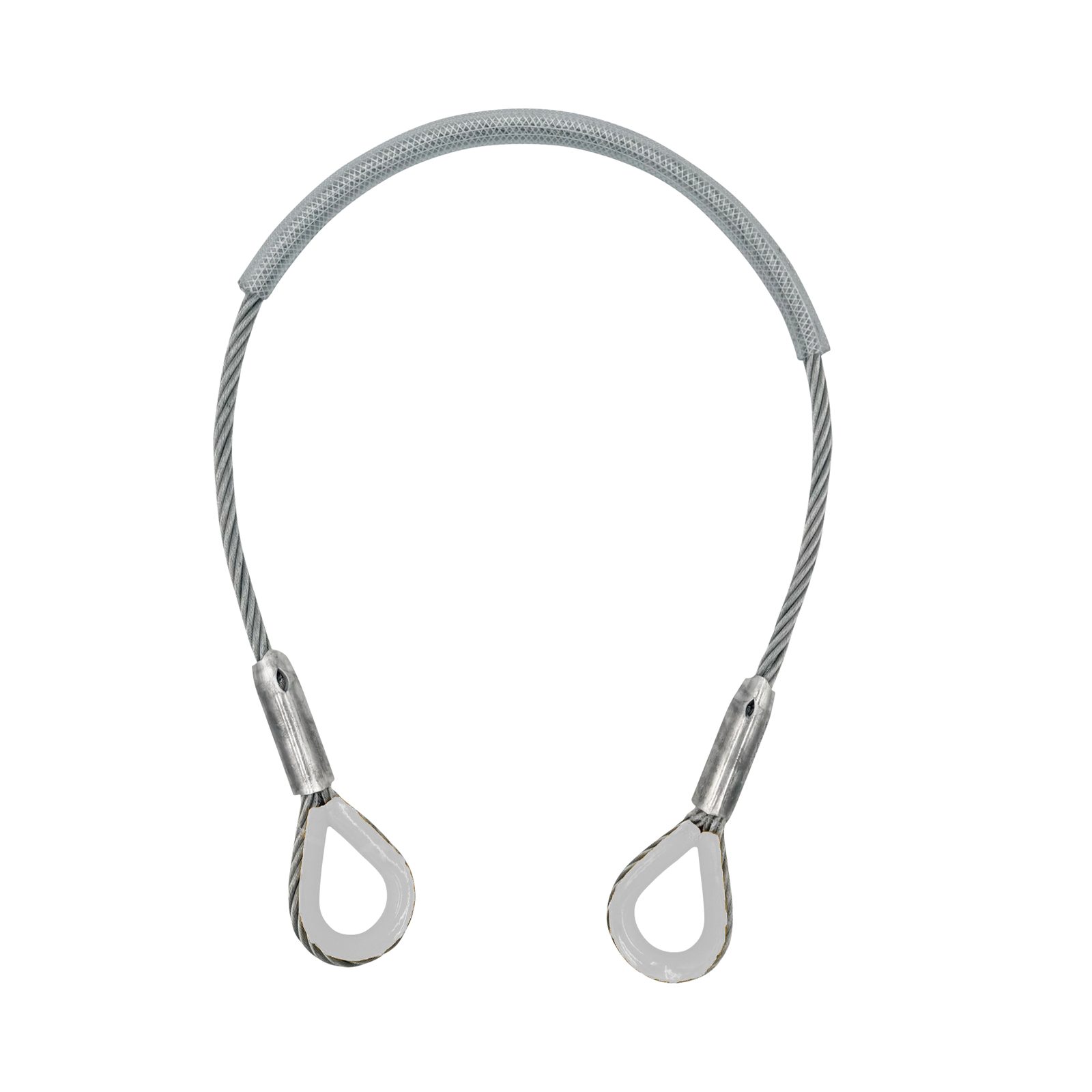 Fune in acciaio con PVC 1t WLL 10mm 6x36 WS 3m - Eller 70442P