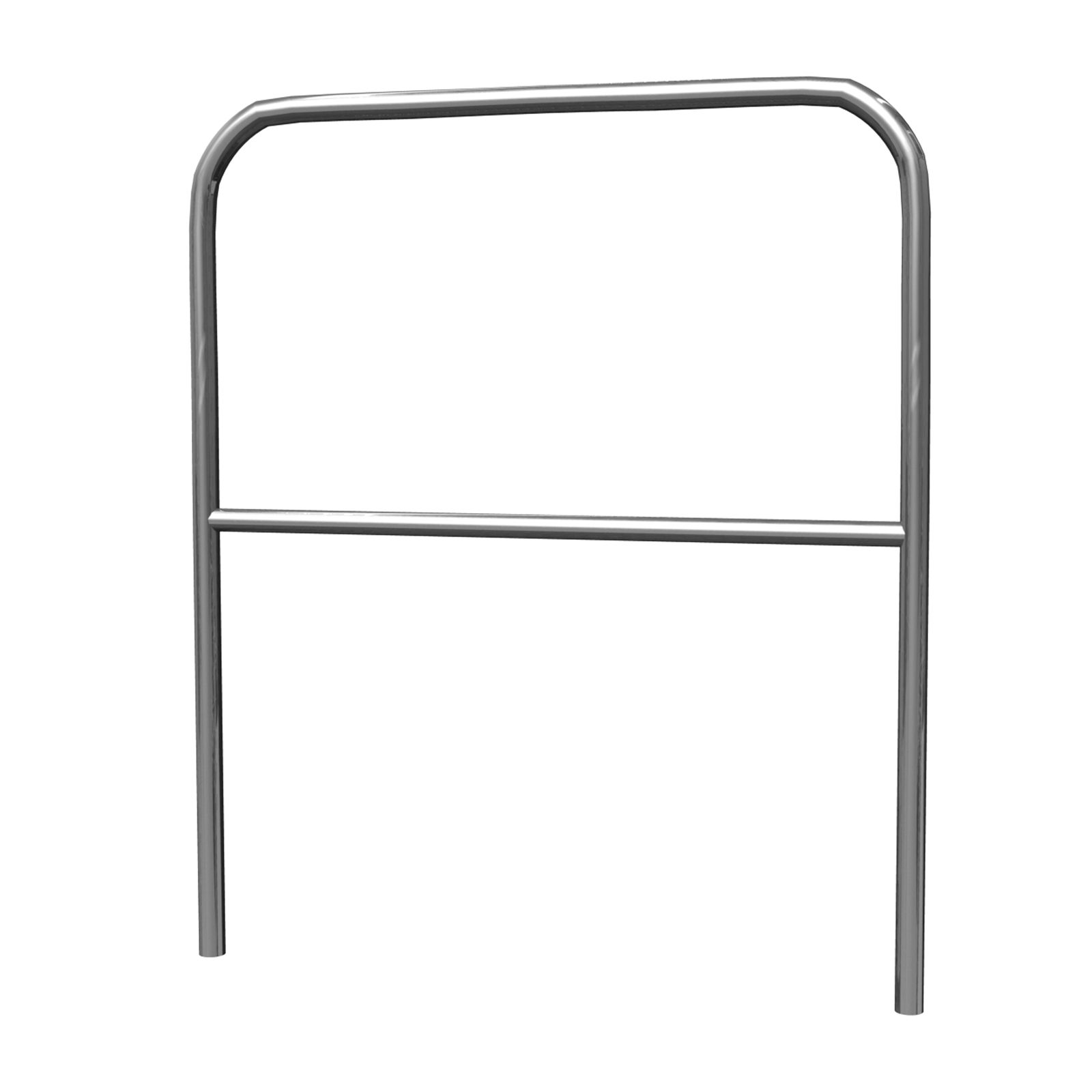 Mammoth Dex Guard Rail 1m, alluminio grigio spazzolato - SHOWGEAR 70642