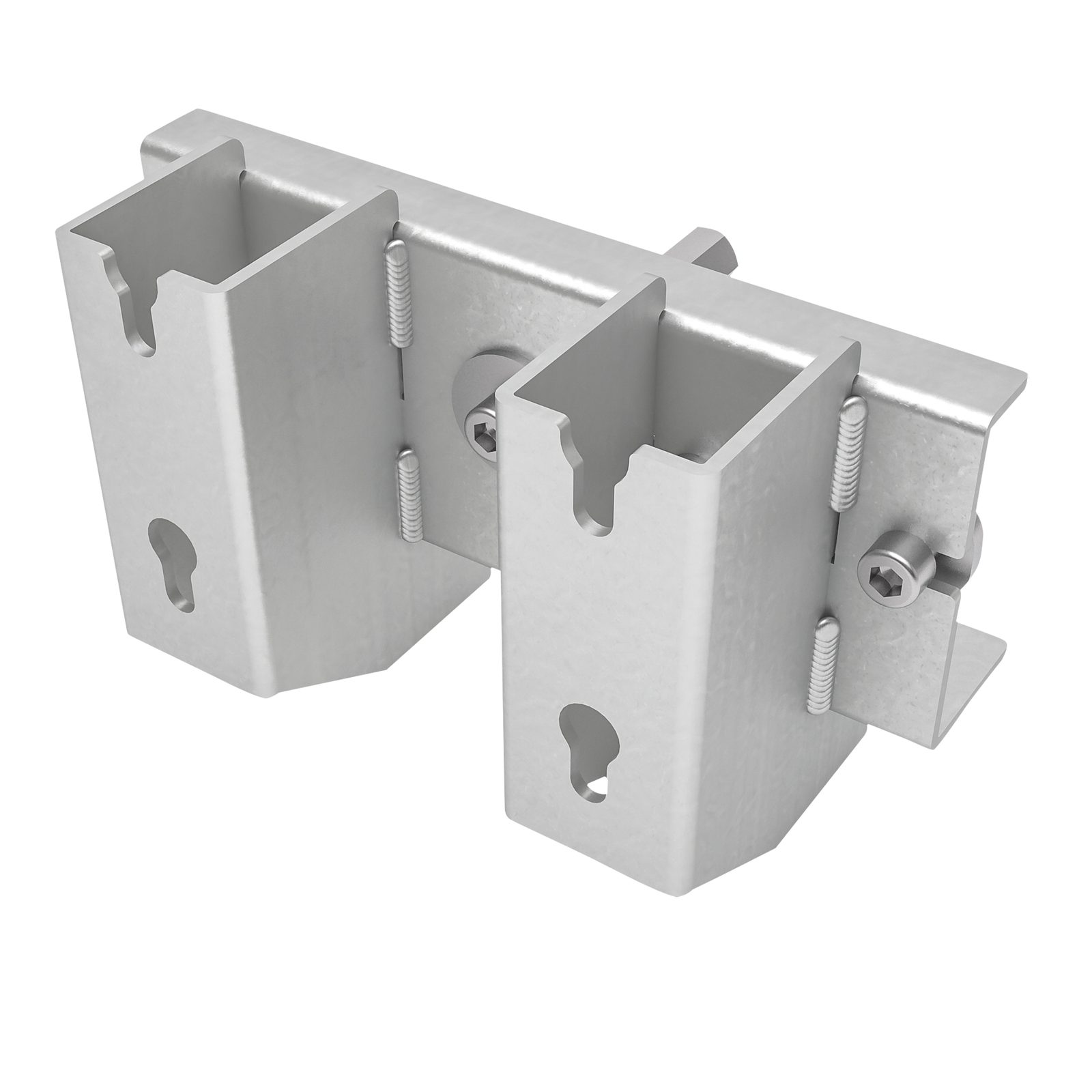 Morsetto diritto Xtra-Safe per parapetto Mammoth-D Guard Rail XS - Showgear 70648