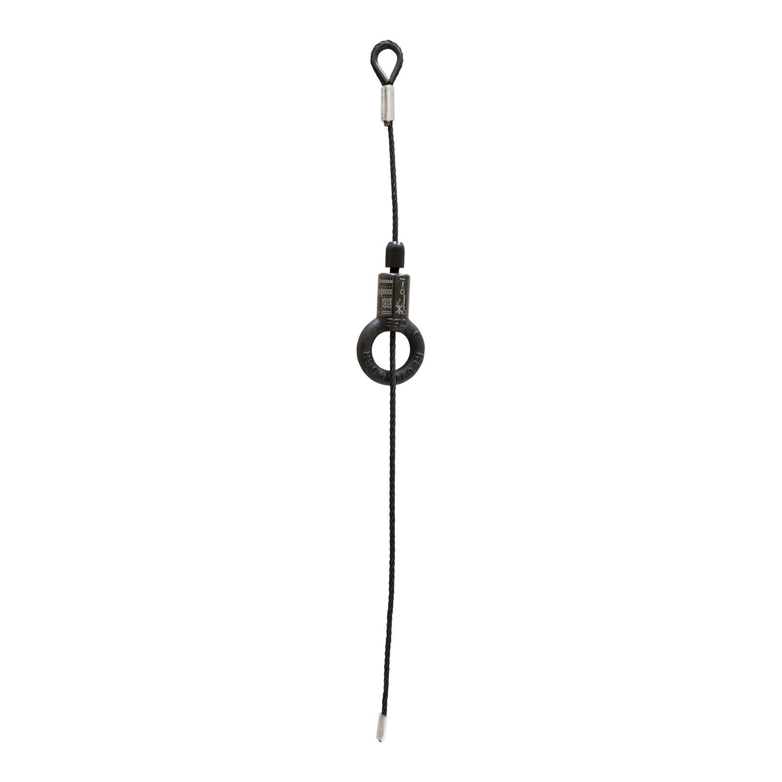 Cavo metallico nero 6 mm regolabile 6 m - Showgear 71750