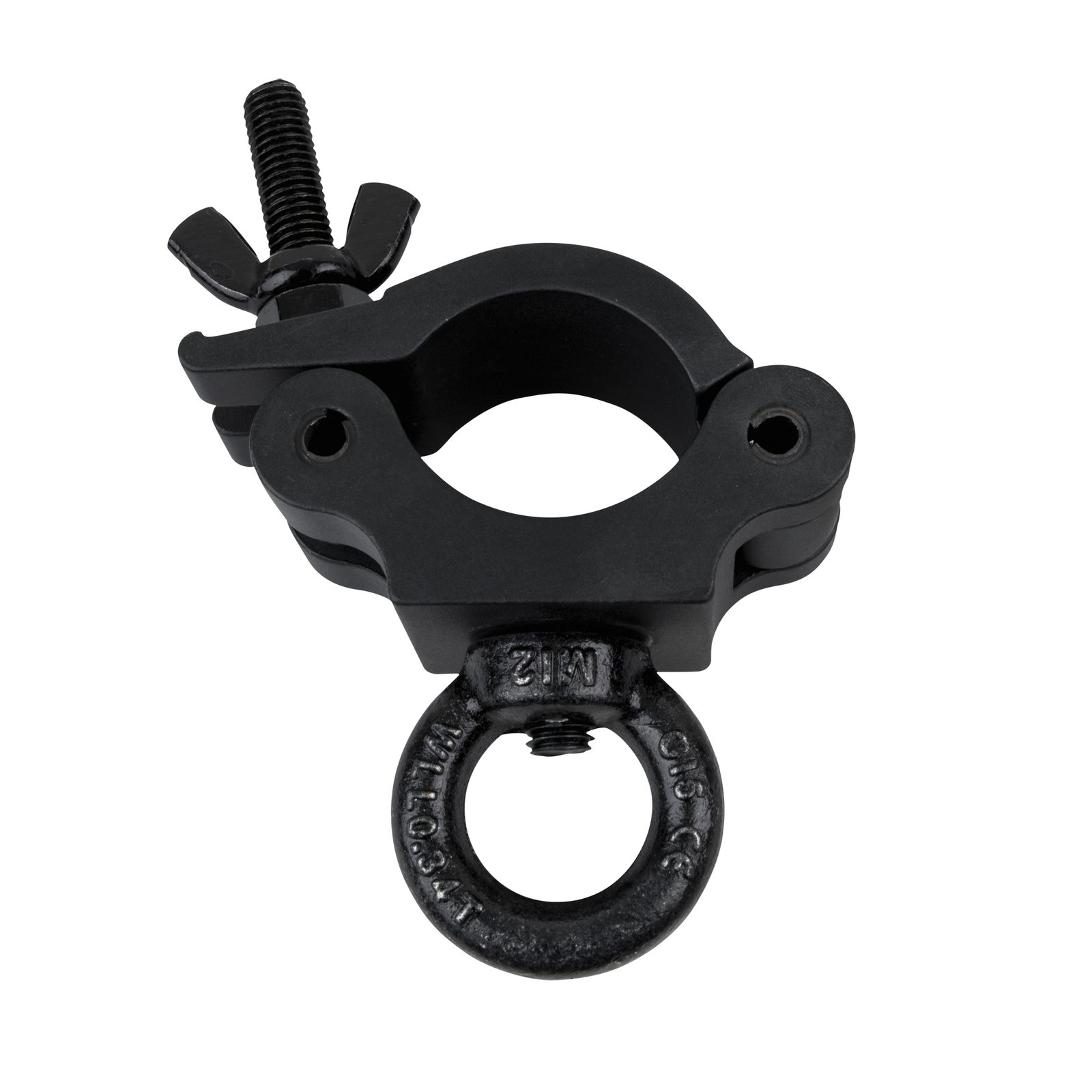 Half Coupler + Eye 50 mm WLL 340 kg Alluminio Nero - Showgear 75071