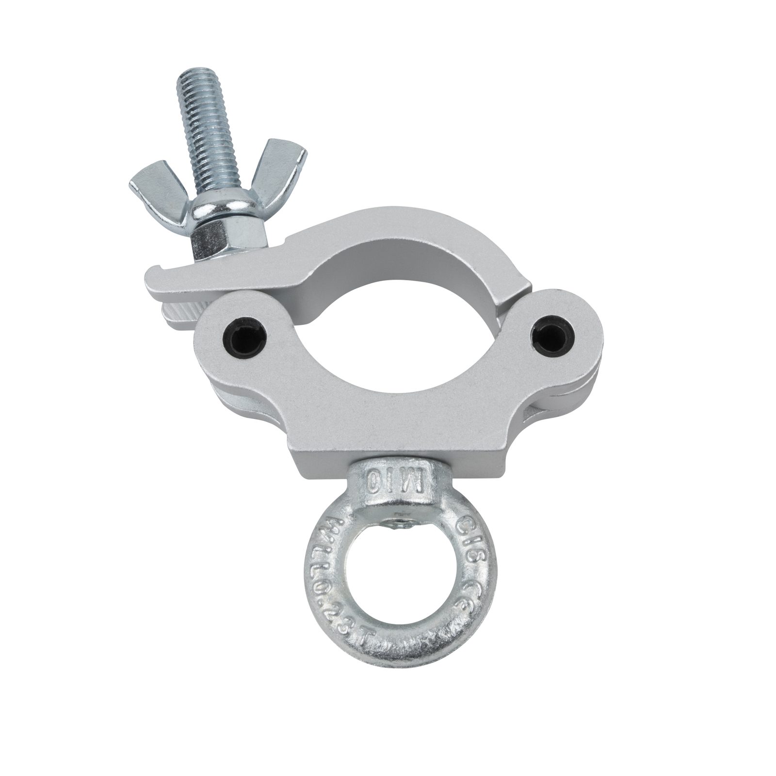 Half Coupler + Eye 50 mm WLL 230 kg Alluminio Argento - Showgear 75072