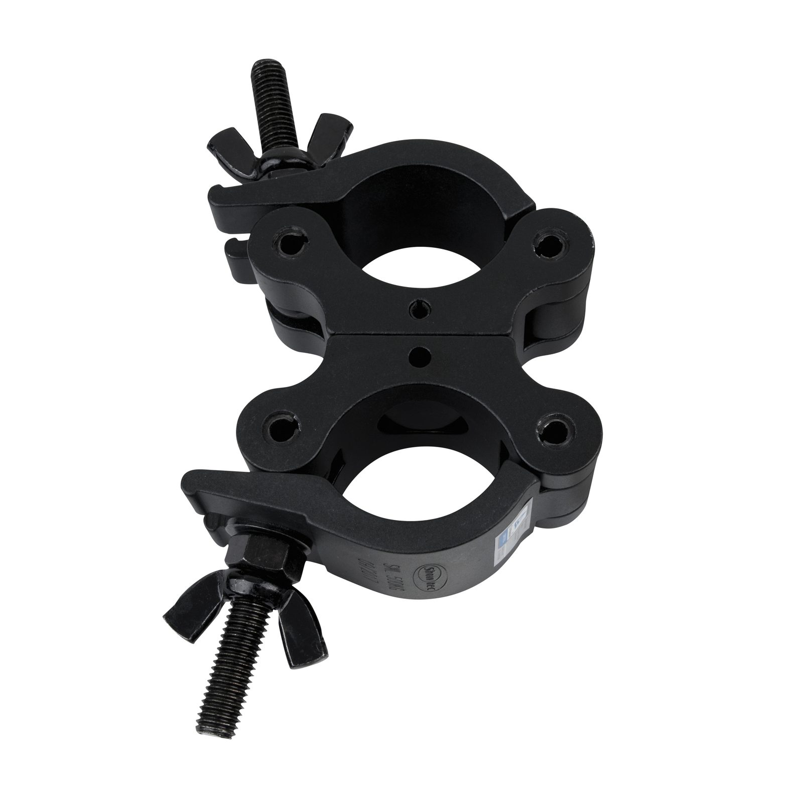Gancio girevole 50 mm SWL 500 kg Alluminio Nero - Showgear 75091