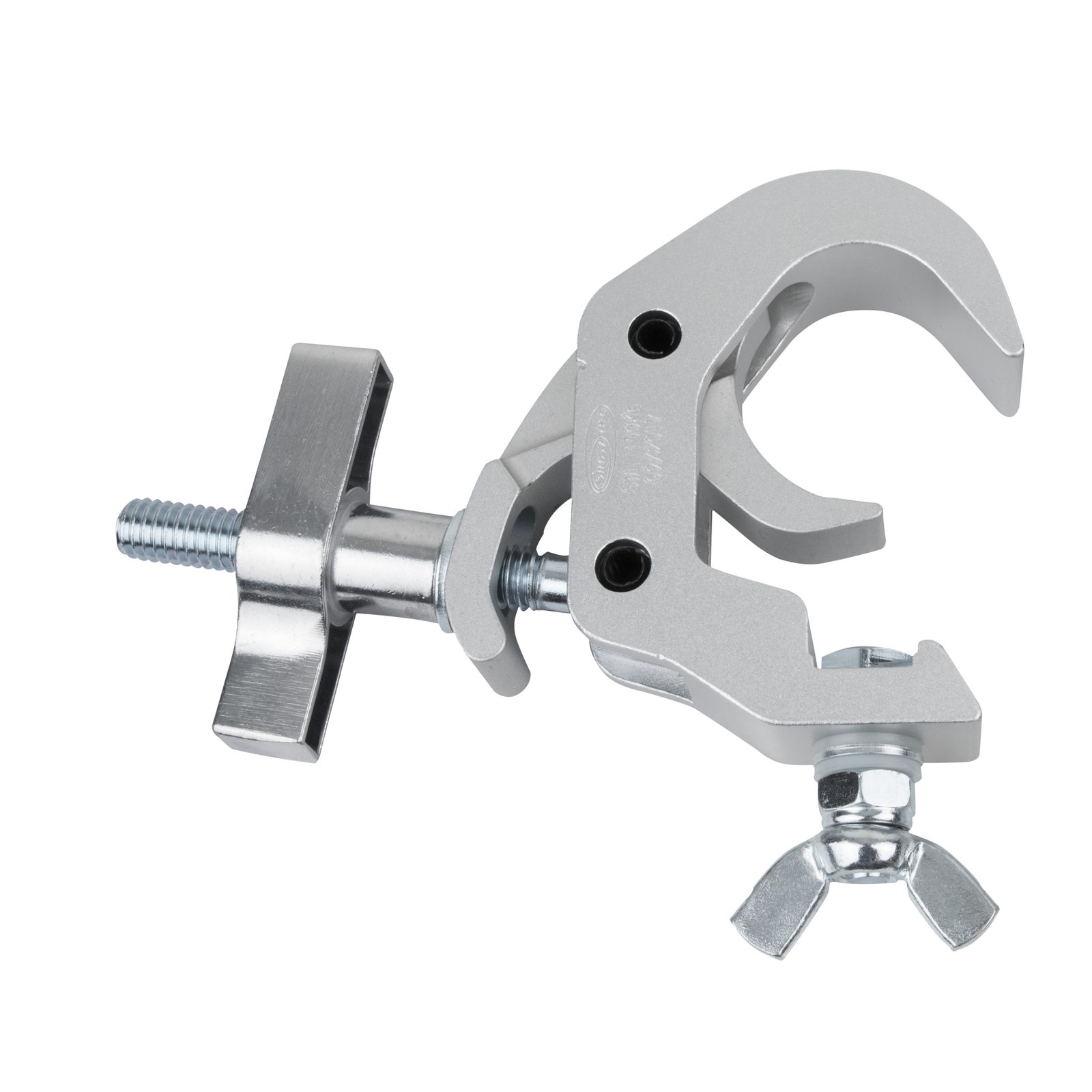 Gancio rapido 50 mm SWL 150 kg Alluminio Argento - Showgear 75100