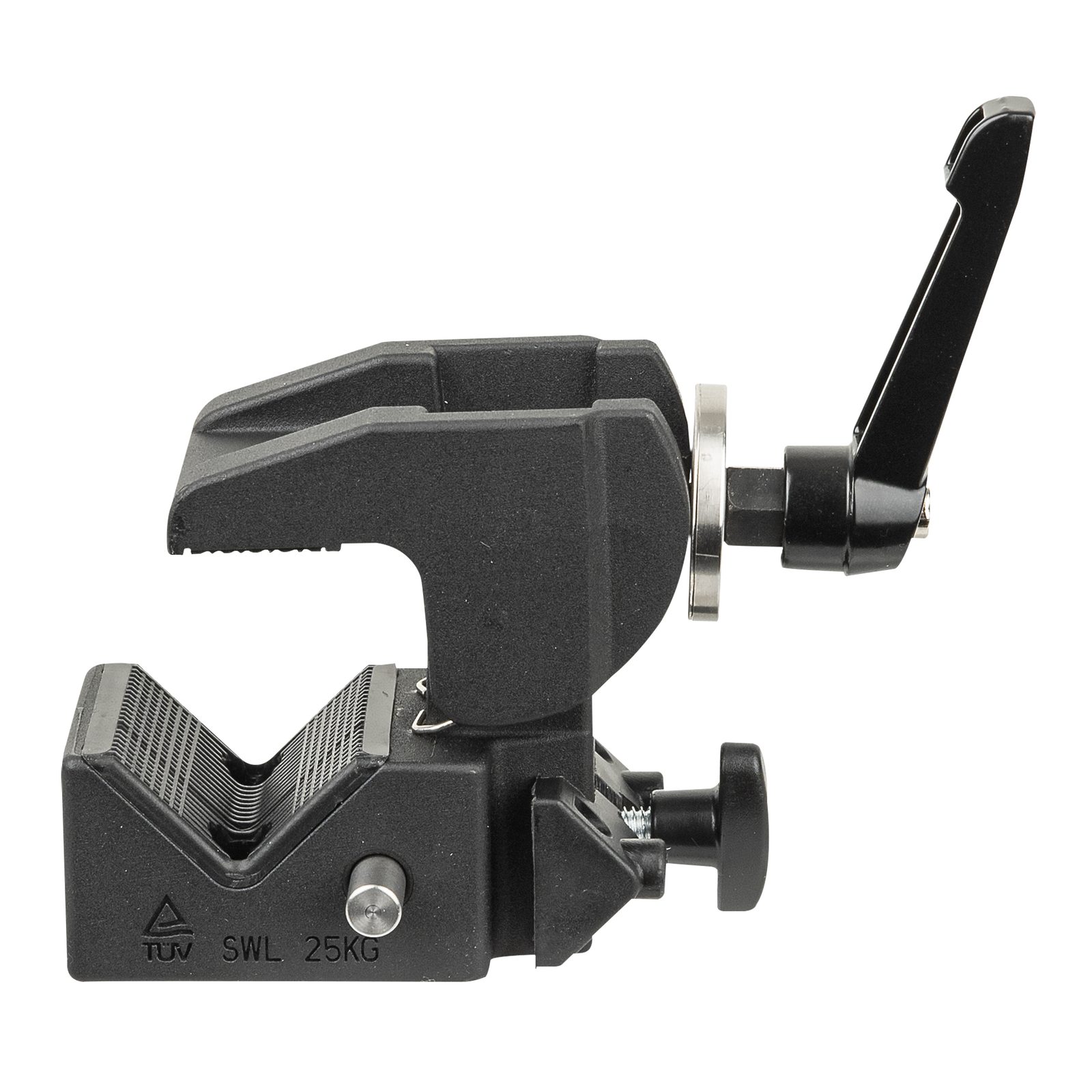 Morsetto Multigrip 10-55 mm SWL 25 kg - Alluminio Nero - Showgear 75132