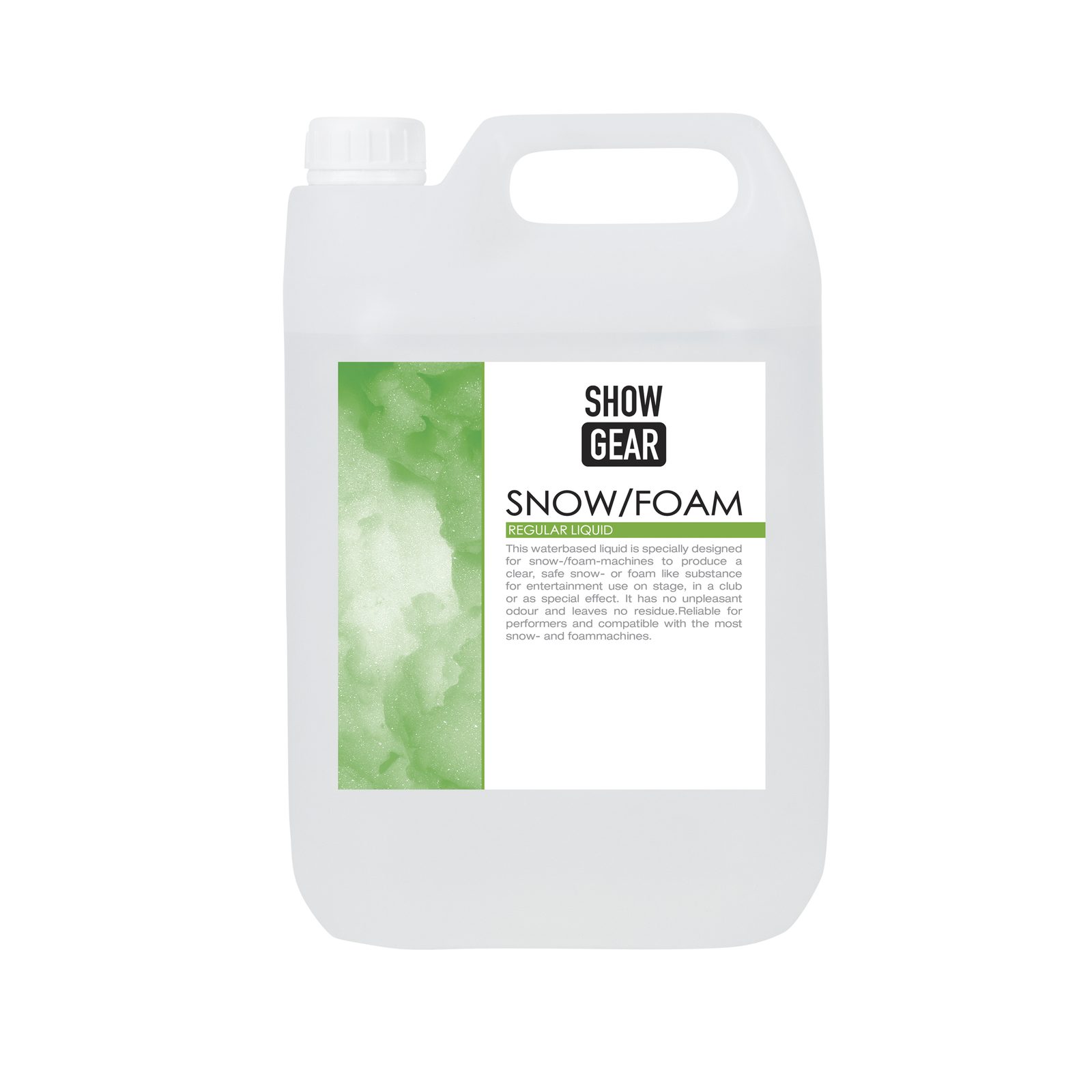 Liquido neve/schiuma 5L pronto all'uso - Showgear 80341